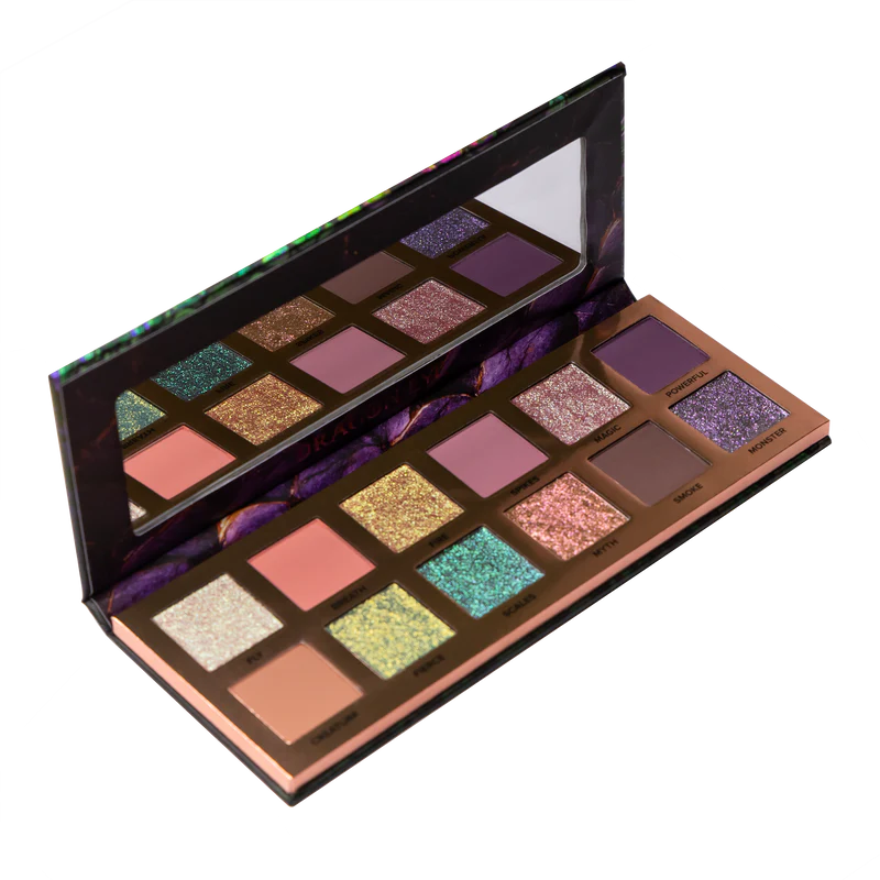 Dragon Eye Eyeshadow Palette - Vibrant Pigmented Makeup Kit for Stunning Eye Looks | Perfect for Party, Halloween & Cosplay Makeup