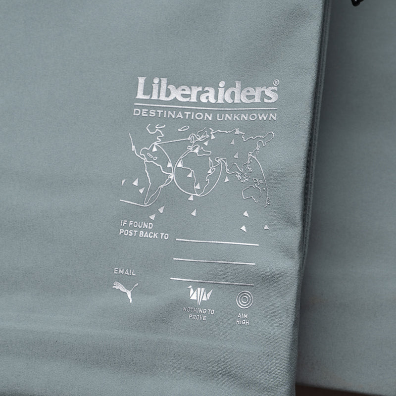 Liberaiders x Puma Lightweight Jacket for Men - Green Moon Color | Water-Resistant Windbreaker for Outdoor Activities, Travel & Casual Wear