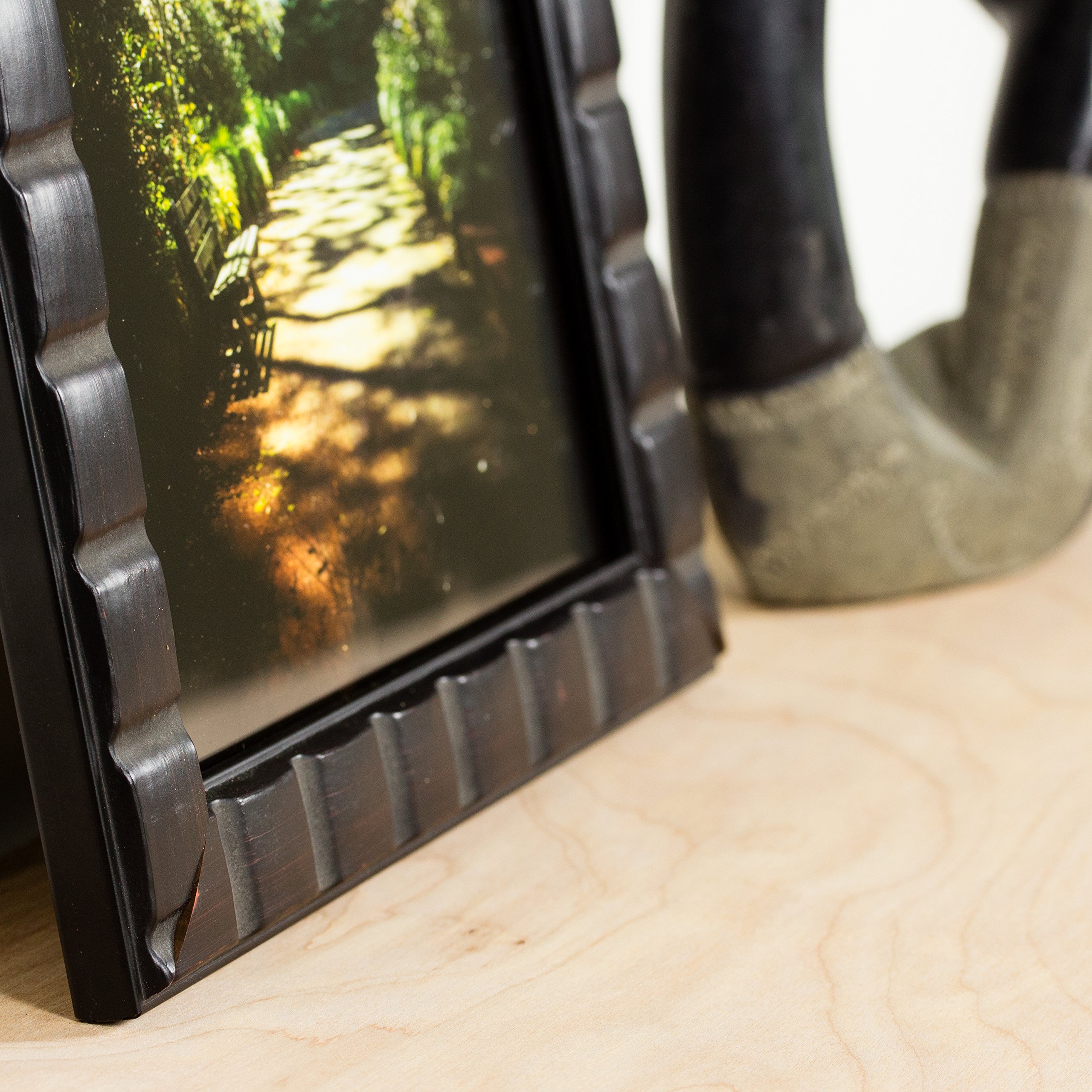 Craig Frames Mosaic Erie Black Picture Frame - 8x12 Inches - Perfect for Wall Art, Photos, and Home Decor