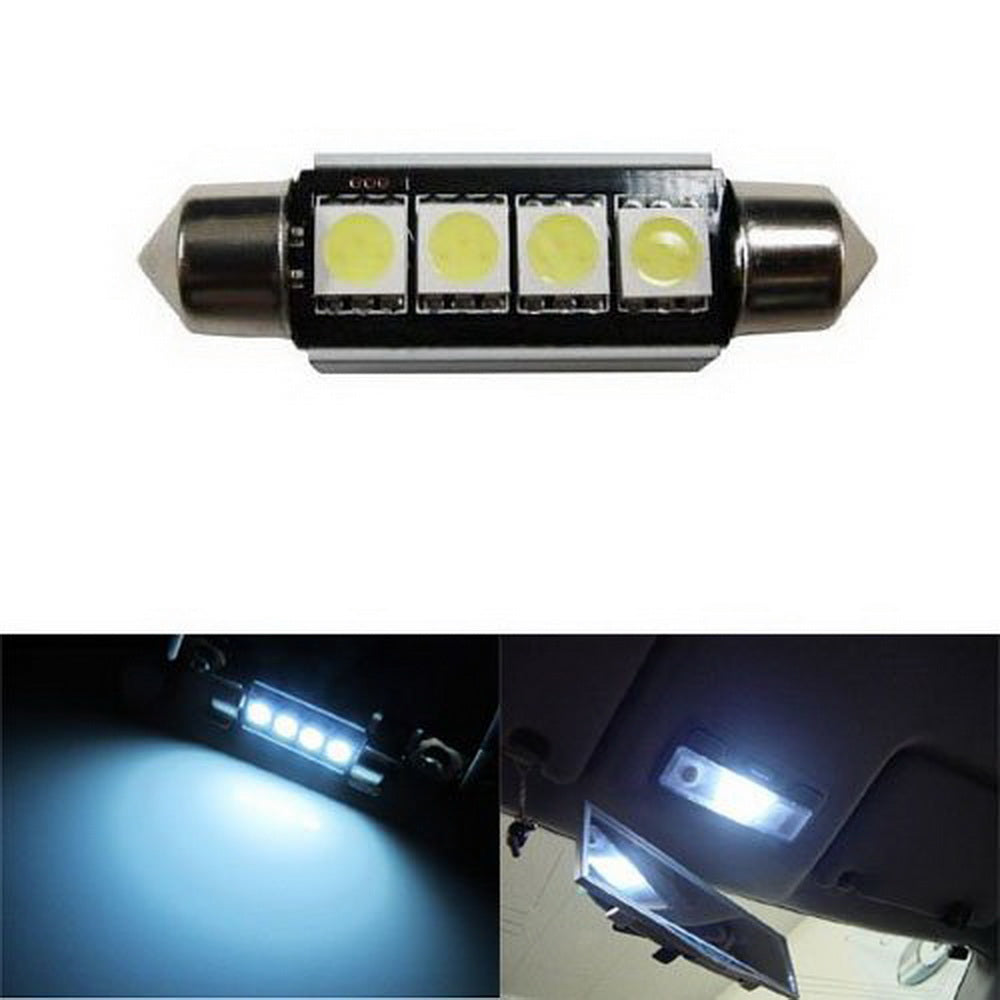 Error-Free 578 211-2 6411 LED Bulb - 4 SMD White Light for Car Dome, Trunk & Cargo Area - Perfect for Interior Lighting, Vehicle Maintenance & Night Visibility