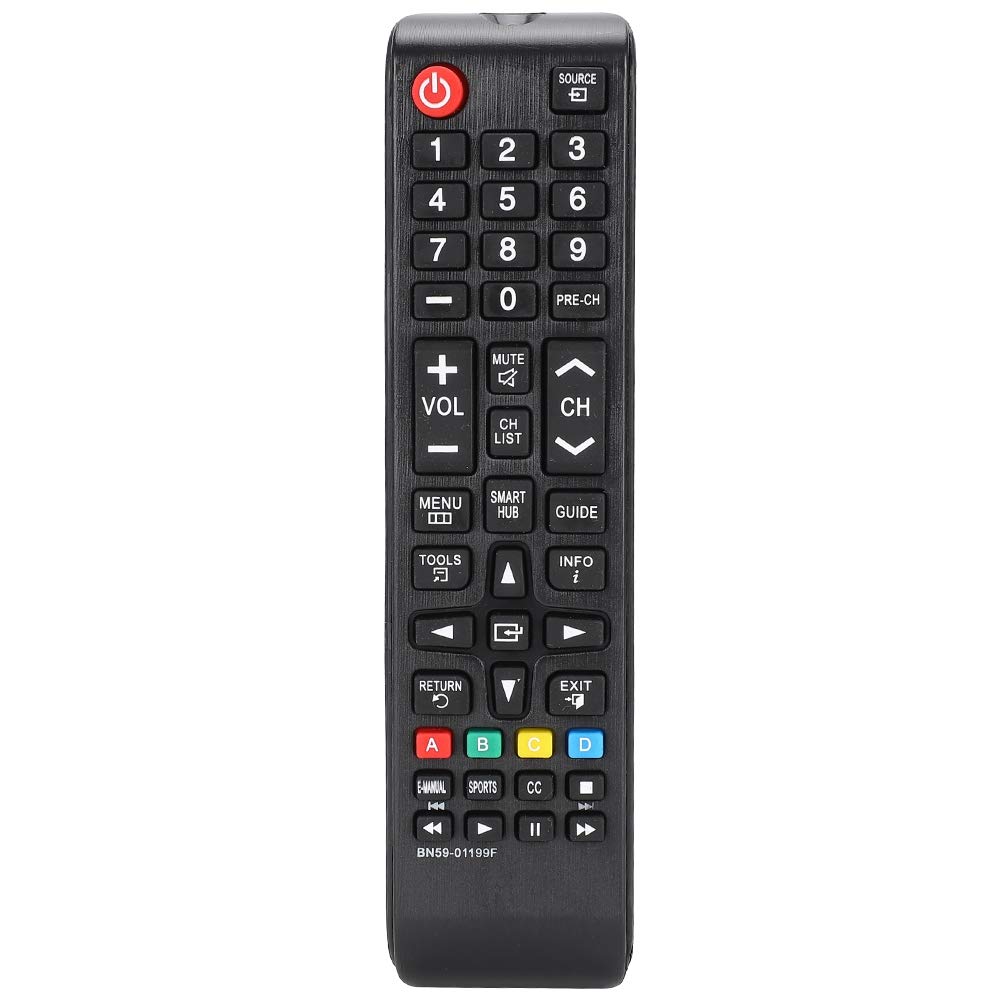 Samsung BN59-01199F Smart TV Replacement Remote Control - Universal TV Remote for Samsung Smart TVs, Works with Most Samsung TV Models (Living Room, Bedroom, Home Theater)