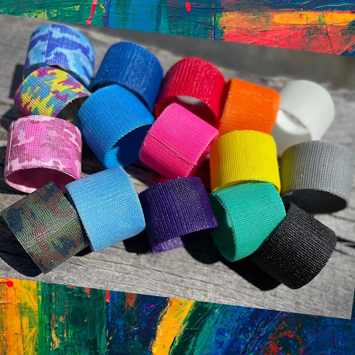 3 Inch Fiberglass Cast Tape - 10 Rolls, Camo Green - Waterproof & Breathable for Broken Bones, Sprains, and Fractures - Ideal for First Aid Kits, Sports Injuries & Medical Use
