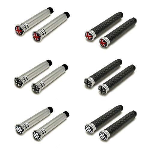 Mini Cooper Interior Door Pin Lock Knock - Carbon UJ Style for All Models | Car Styling Accessories | Perfect for Customization & Security Upgrades