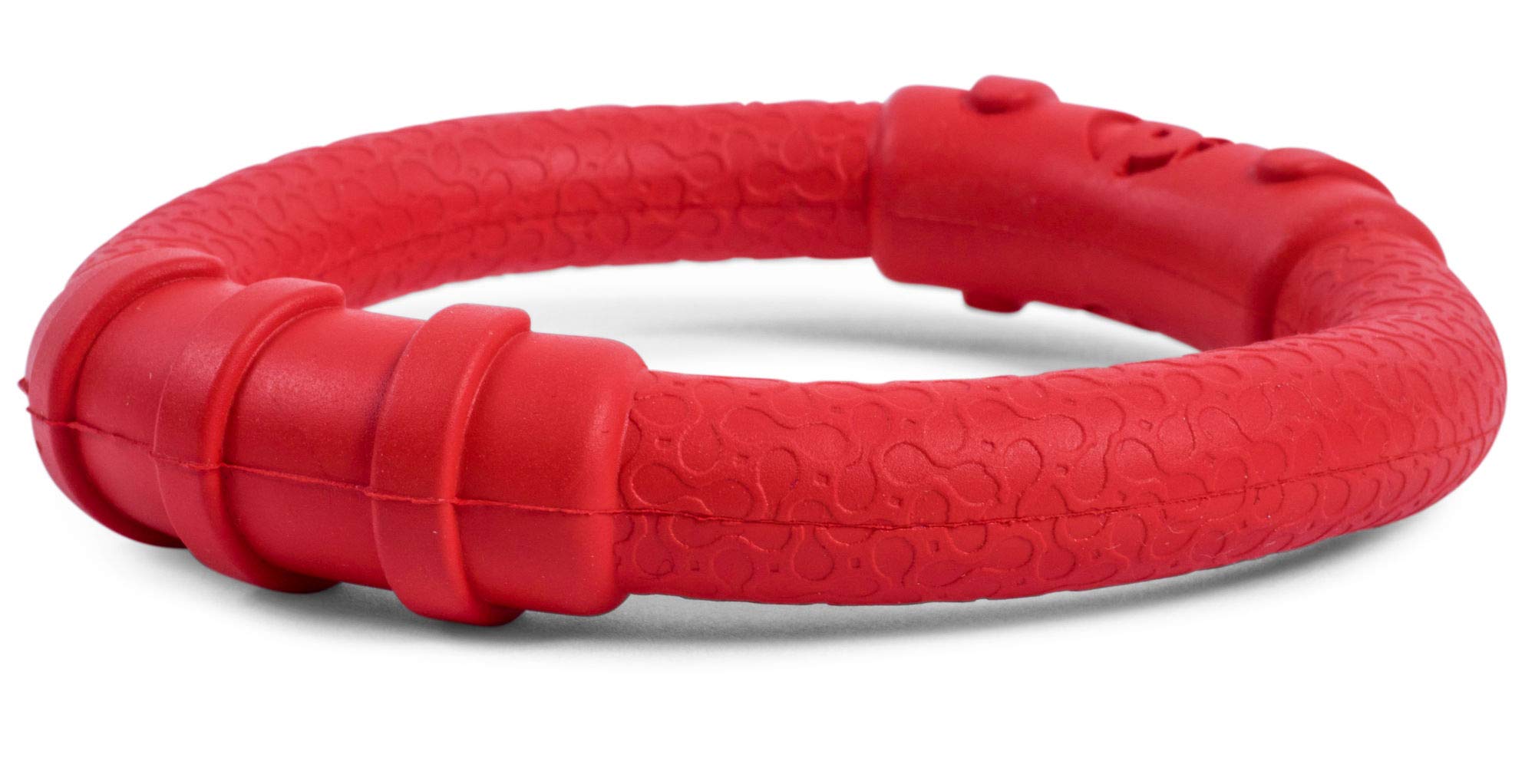 Durable Rubber Chew Toy for Small Dogs - Interactive Pet Ring for Teething, Fetch & Play - Perfect for Indoor & Outdoor Fun