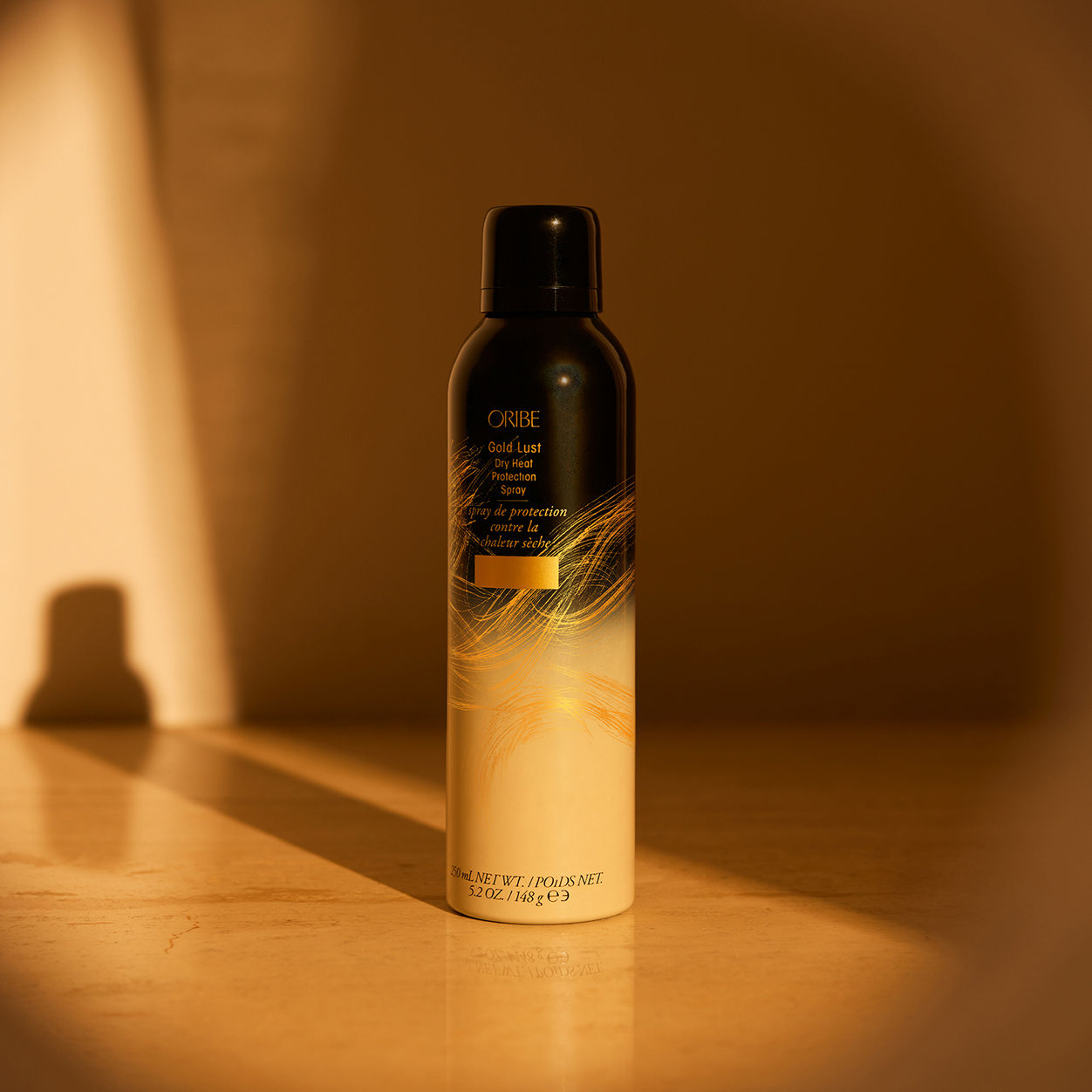 Gold Lust Dry Heat Protection Spray for Hair - Sulfate & Paraben Free, Thermal Shield for Blowouts & Styling - Perfect for Daily Use & Salon Treatments
