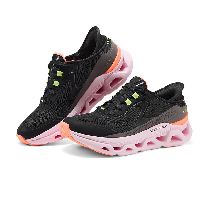 SLIP INS: GLIDE STEP ALTUS 150510/BKMT - Comfortable Slip-On Shoes for Men & Women - Perfect for Walking, Running, and Everyday Wear