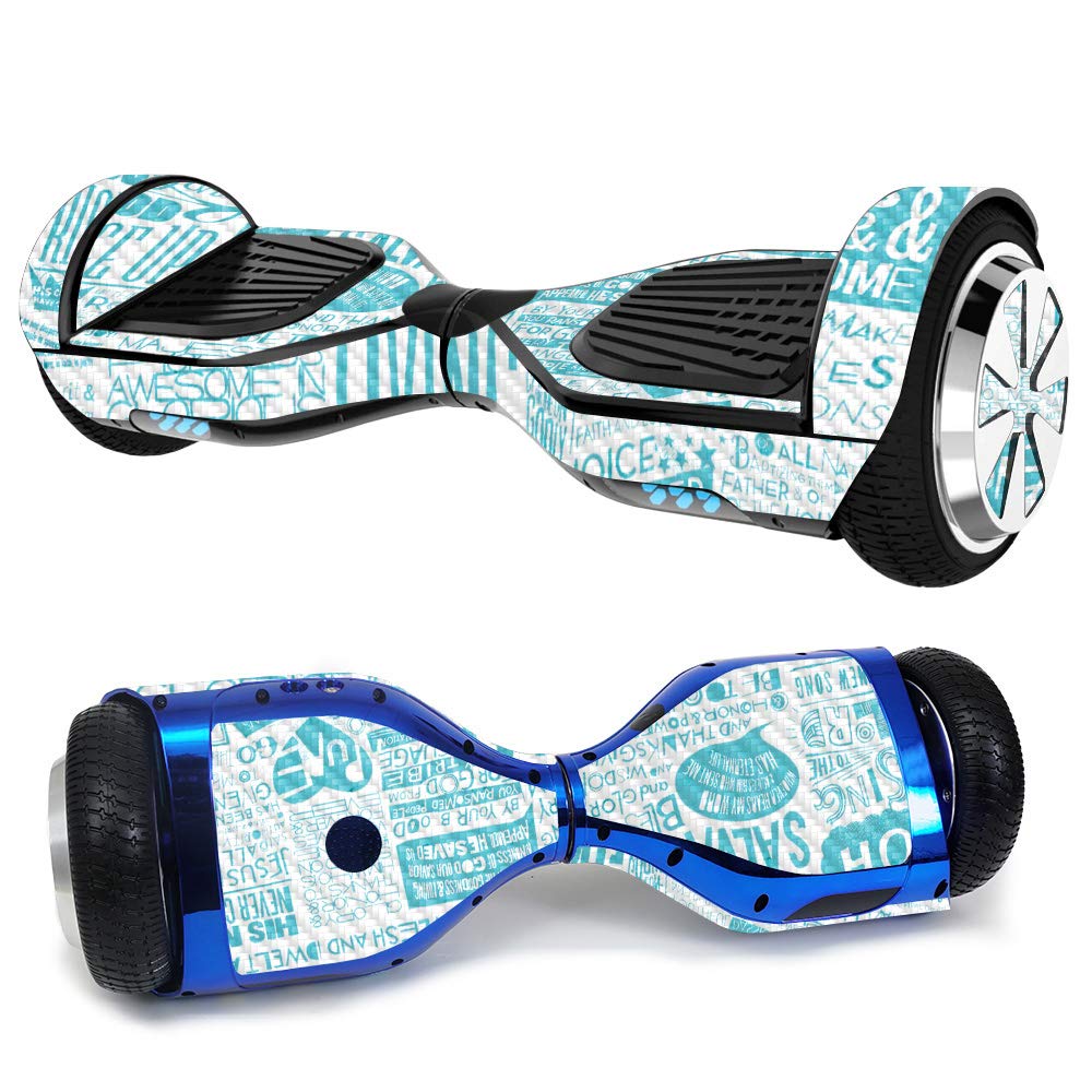 MightySkins Carbon Fiber Hoverboard Skin - Durable & Easy to Apply for Ultra Hoverboard Protection