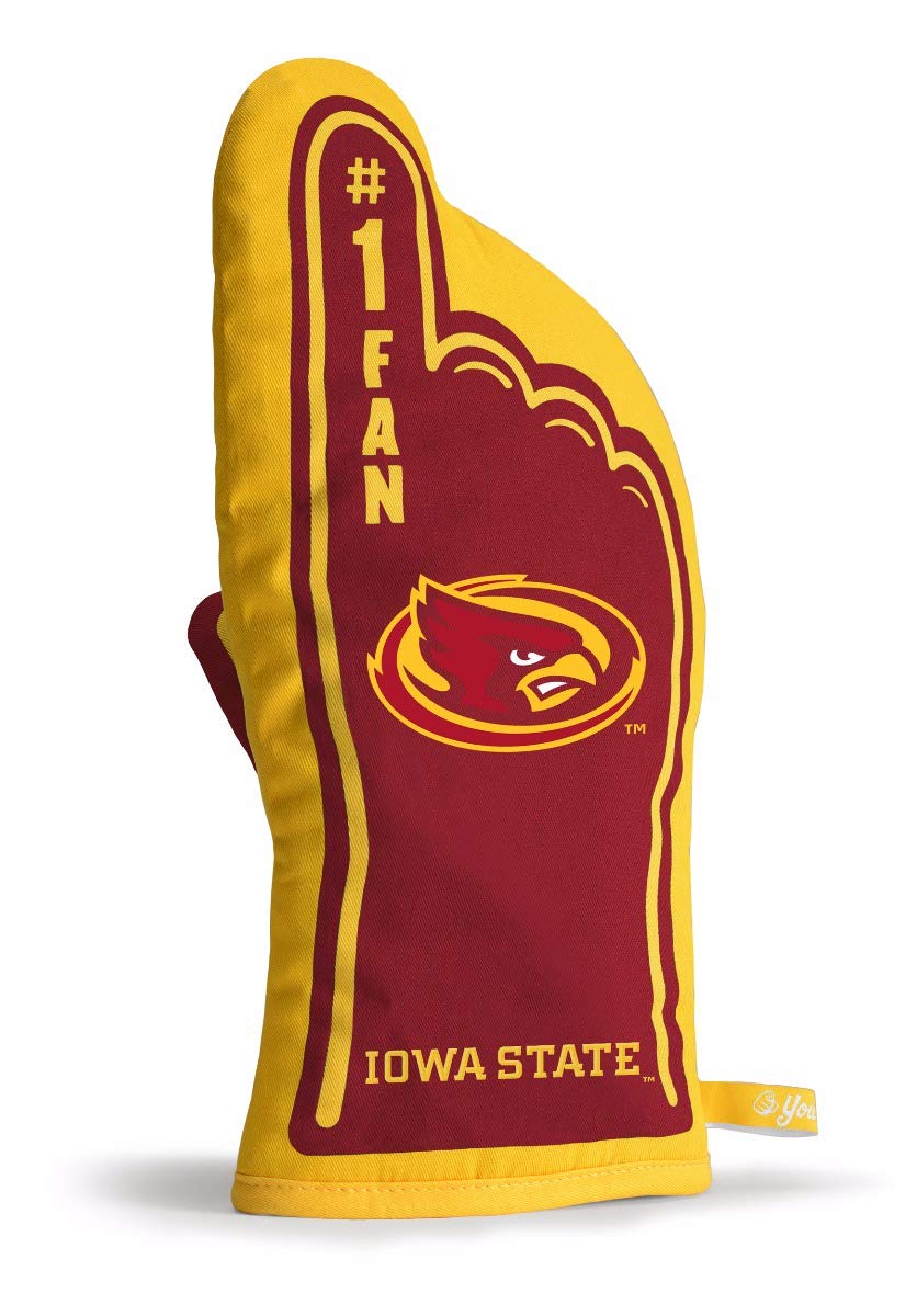 YouTheFan NCAA #1 Oven Mitt - Heat Resistant Kitchen Glove for Baking, Grilling & Cooking - Perfect for College Sports Fans & Home Chefs