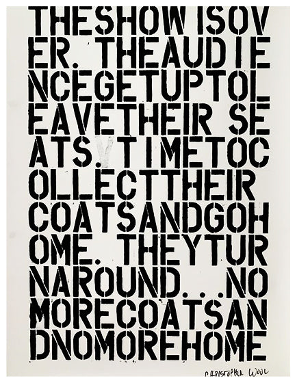 Christopher Wool & Felix Gonzalez-Torres Untitled Art Print - Modern Abstract Wall Decor for Home, Office & Gallery Display