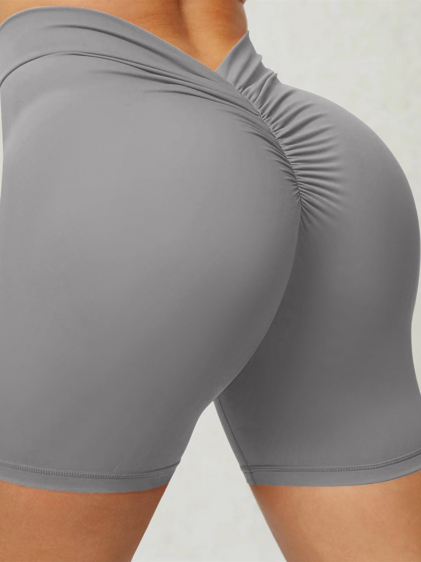 ZASUWA Women's High Waisted Scrunch Butt Lifting Spandex Workout Shorts - Perfect for Gym, Yoga, Running & Fitness Training