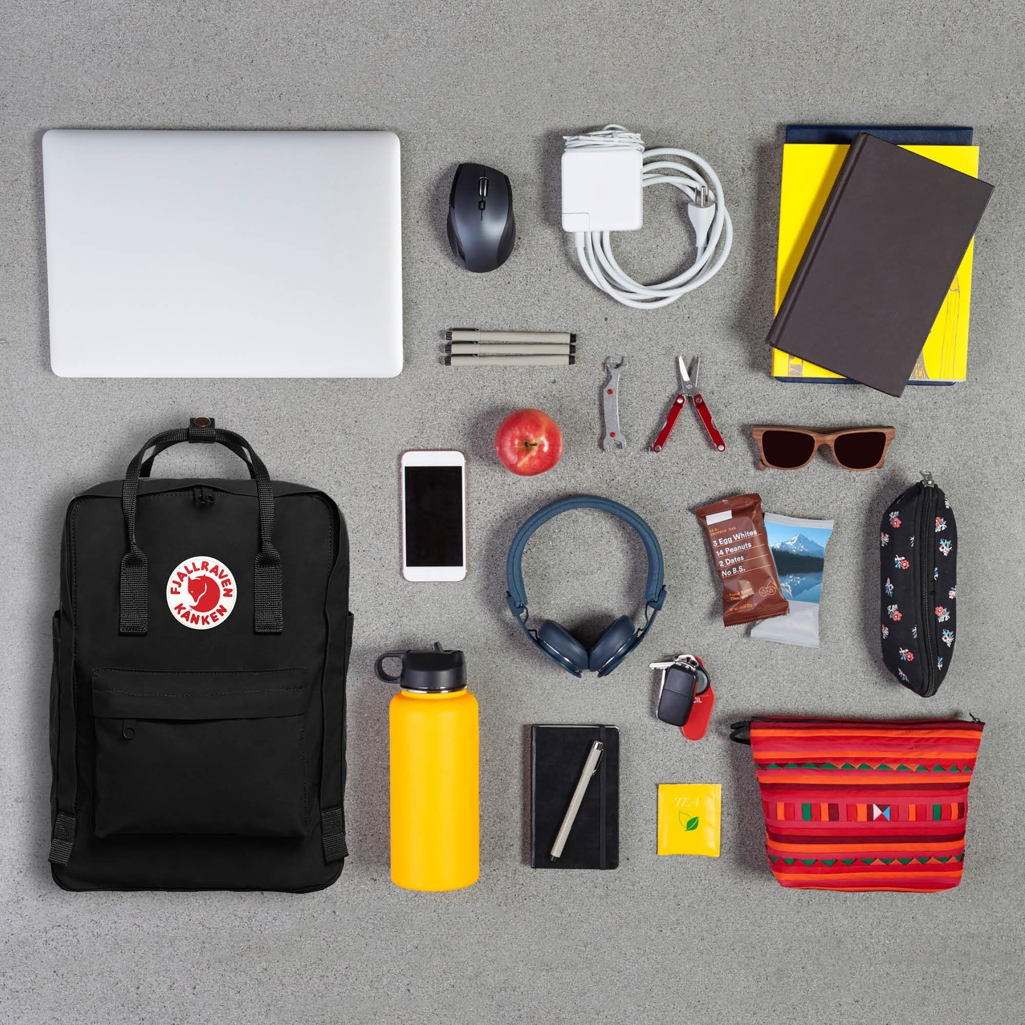 Fjällräven Kanken 15 Inch Laptop Backpack - Black, One Size - Perfect for School, Work & Travel
