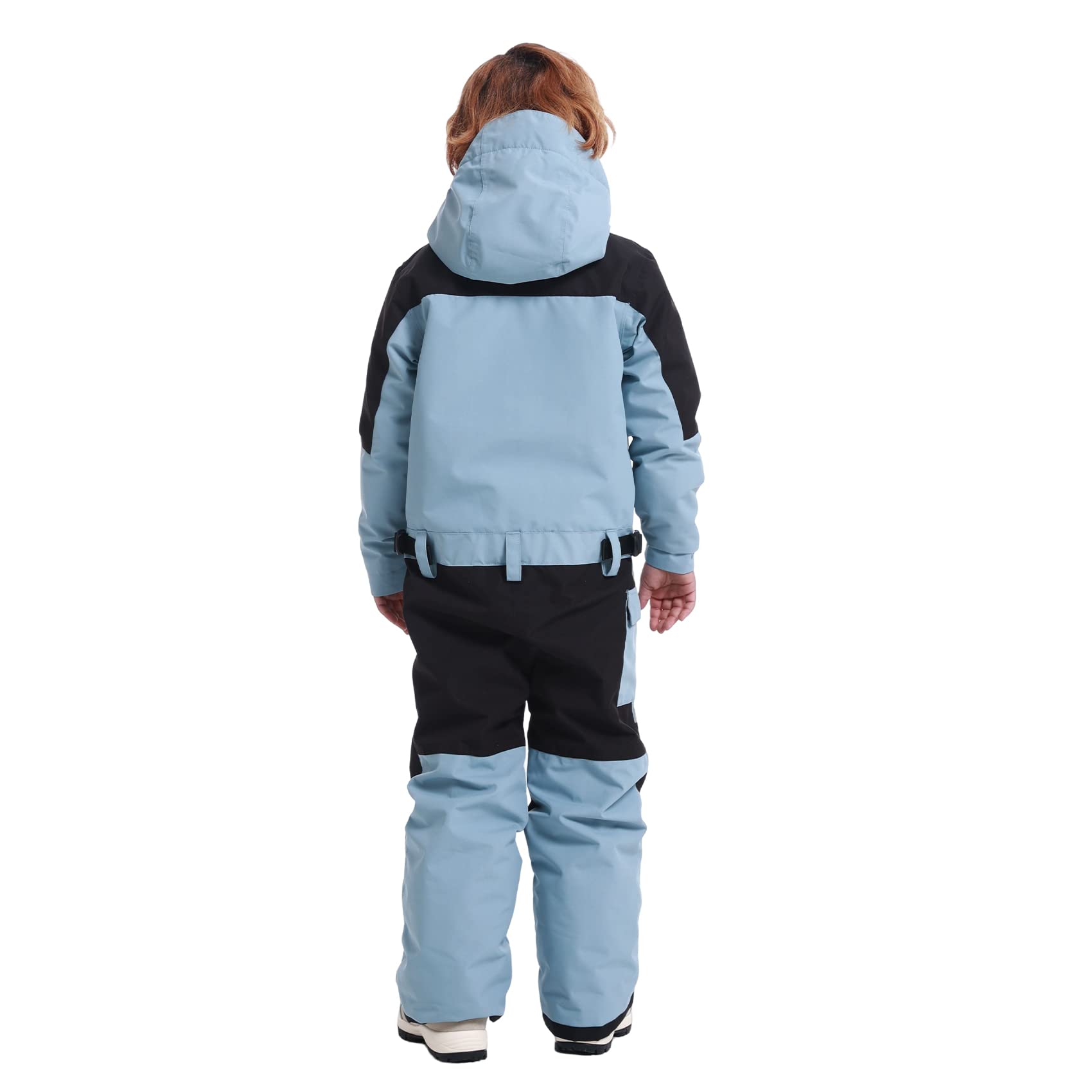 GSOU SNOW Kids Waterproof Ski Suit - One Piece Snowsuit for Boys & Girls - Windproof Snowboard Jumpsuit for Winter Sports & Outdoor Play - Perfect for Skiing, Snowboarding, and Snow Days