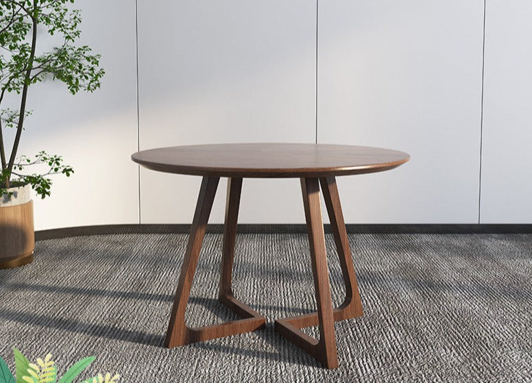LEILANI Hiroshima Princess Chair - Solid Wood Round Dining & Conference Table - 7 Size Options - Perfect for Home Dining Rooms, Office Meetings & Event Spaces