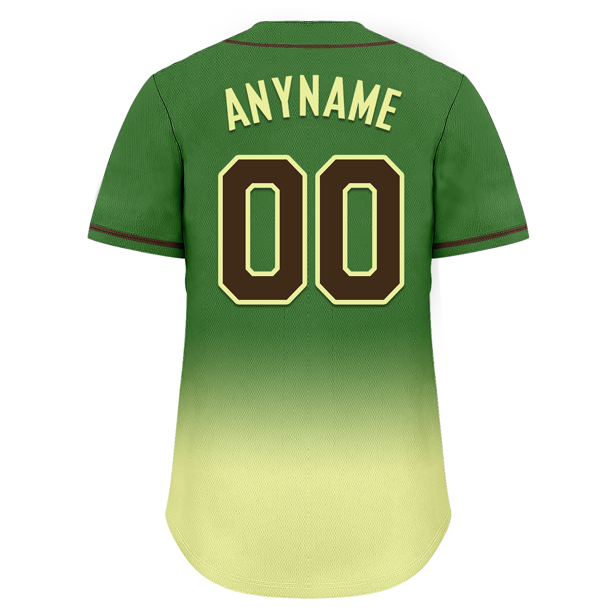 Custom Green Fade Personalized Authentic Baseball Jersey - BSBJ01 D0a70f7 - Perfect for Team Uniforms, Sports Events & Fan Merchandise