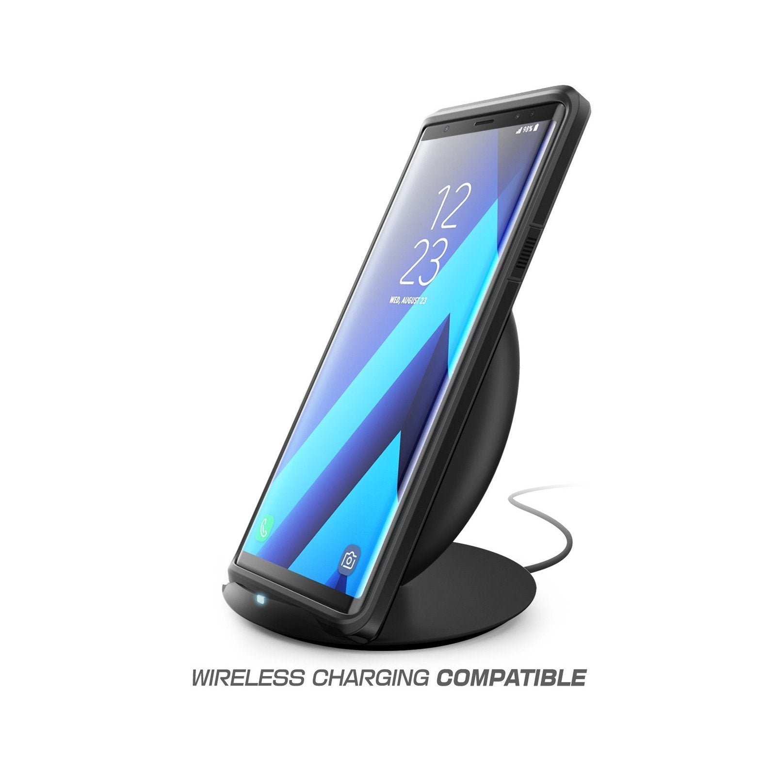 Samsung Galaxy Note 9 Unicorn Beetle Pro Bumper Case - Shockproof Protective Cover for Note9 (Black) | Perfect for Outdoor Activities, Work & Daily Use