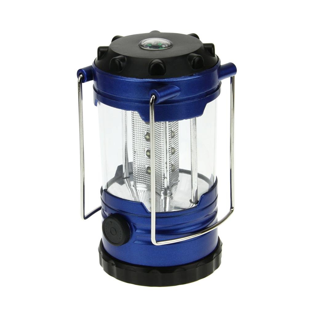 BXT 12 LED Rechargeable Camping Lantern with Compass - Long Lasting Battery Life for Outdoor Adventures, Hiking, Emergency Power Outages & Backpacking