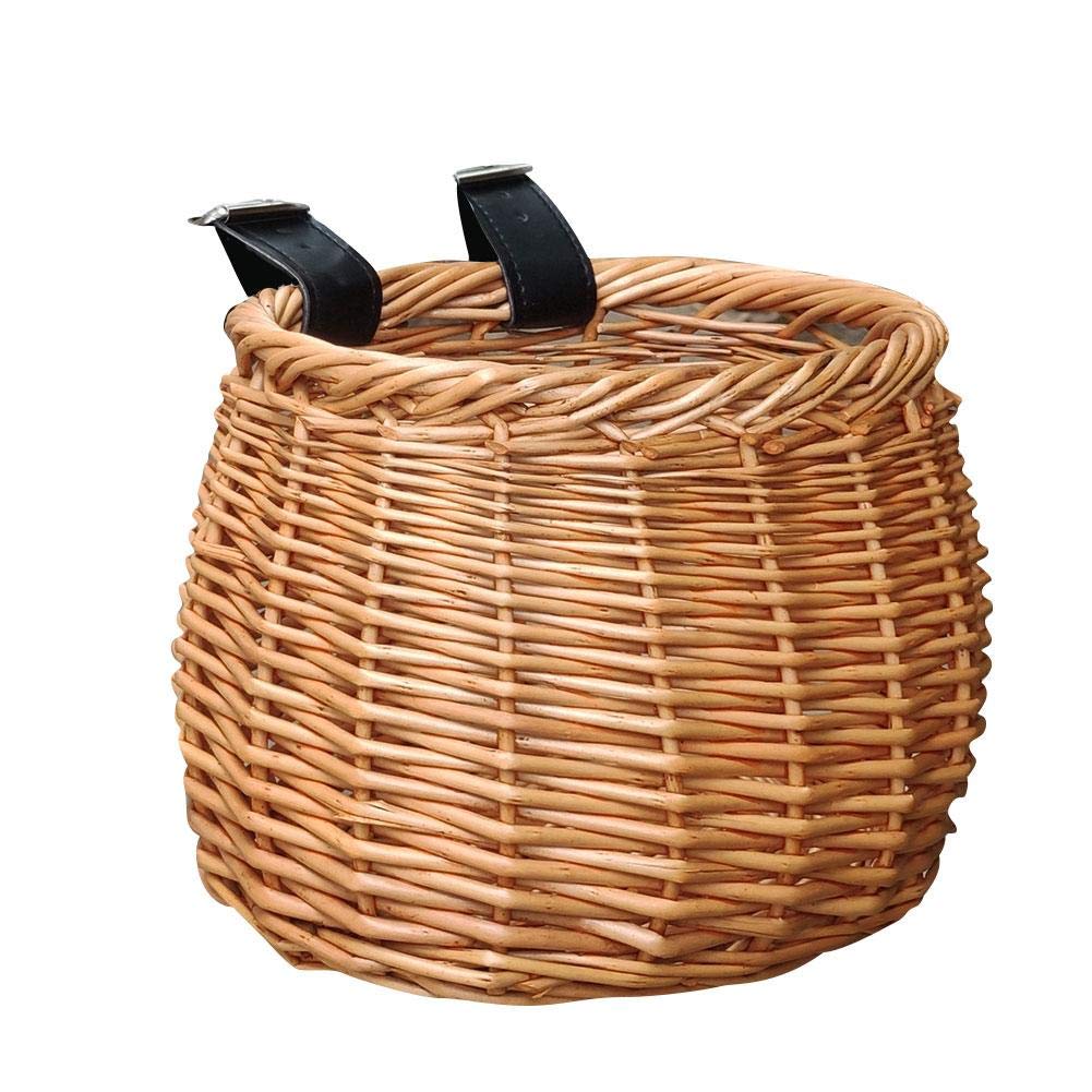 LeveraYo Handwoven Front Handlebar Bike Basket - Durable & Stylish for Adults, Women, Men, Kids - Perfect for Commuting, Shopping & School Rides