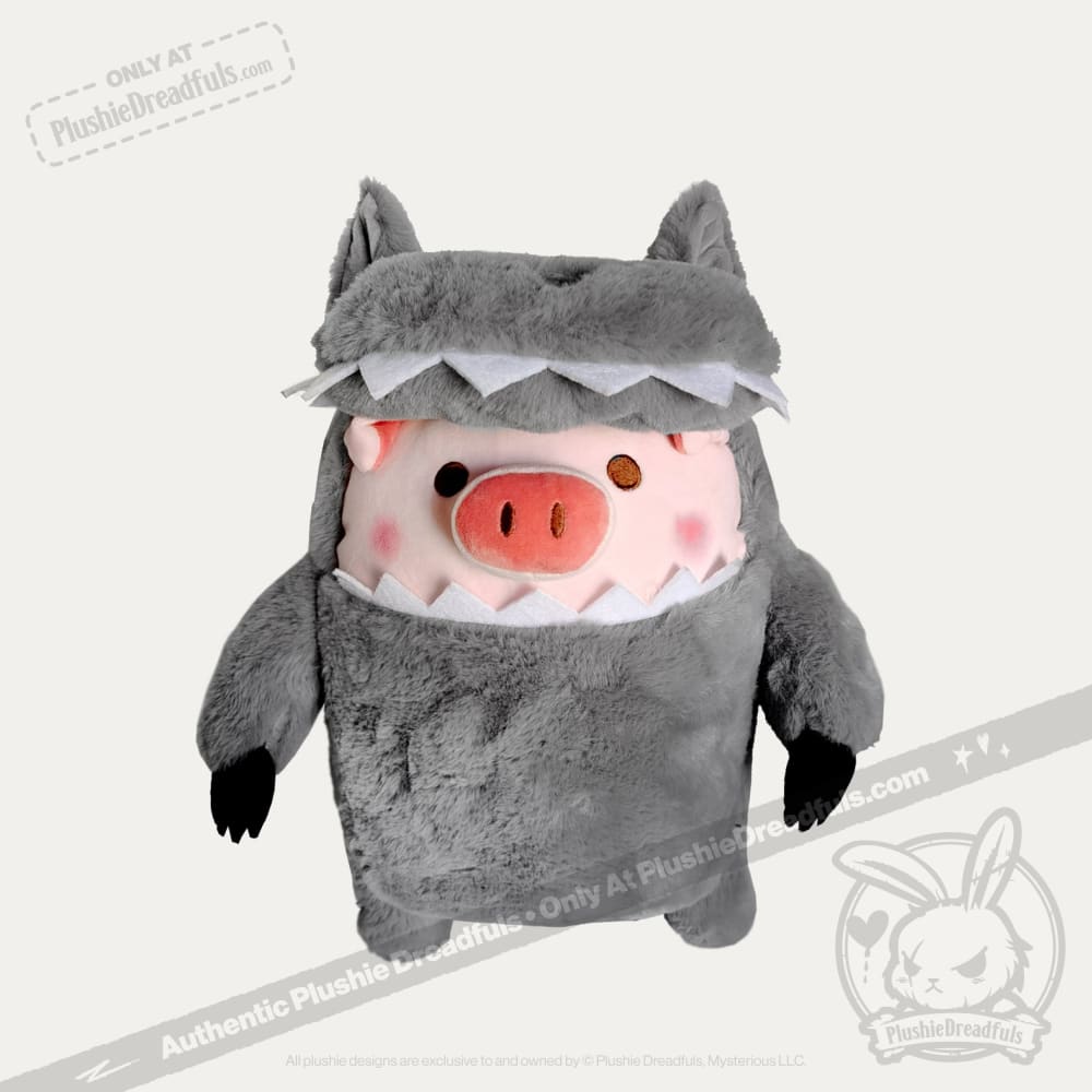 Plushie Dreadfuls Hannibal Lecter Plush Pig Stuffed Animal Toy - Cute Horror Collectible for Fans, Halloween Decor, and Movie-Themed Gifts