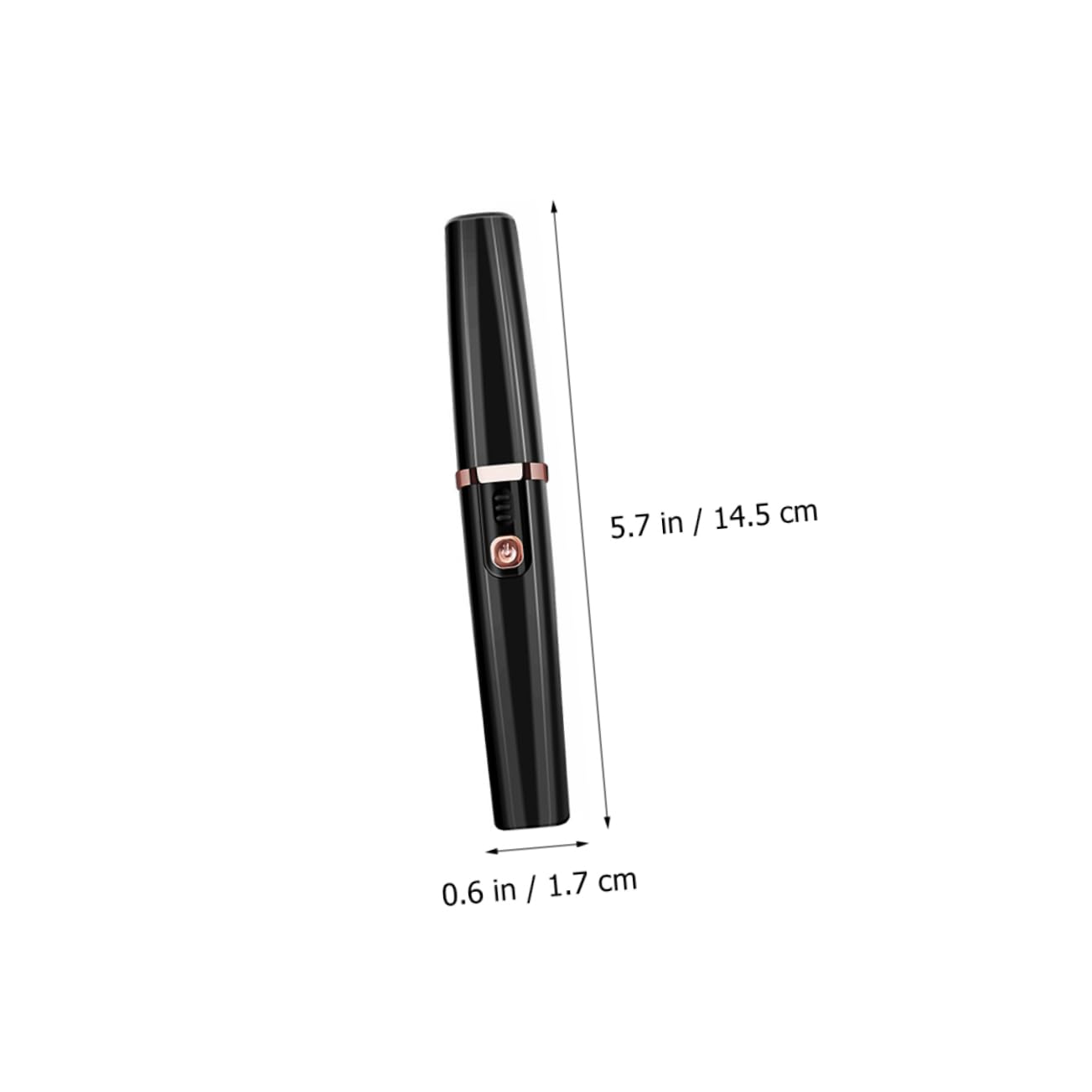 CANIGHT Electric Eyebrow Trimmer for Women - Facial Hair, Mustache & Nose Trimmer - Rechargeable Brow Shaver with Precision Blades - Black ABS Design - Perfect for Travel, Home & Salon Use