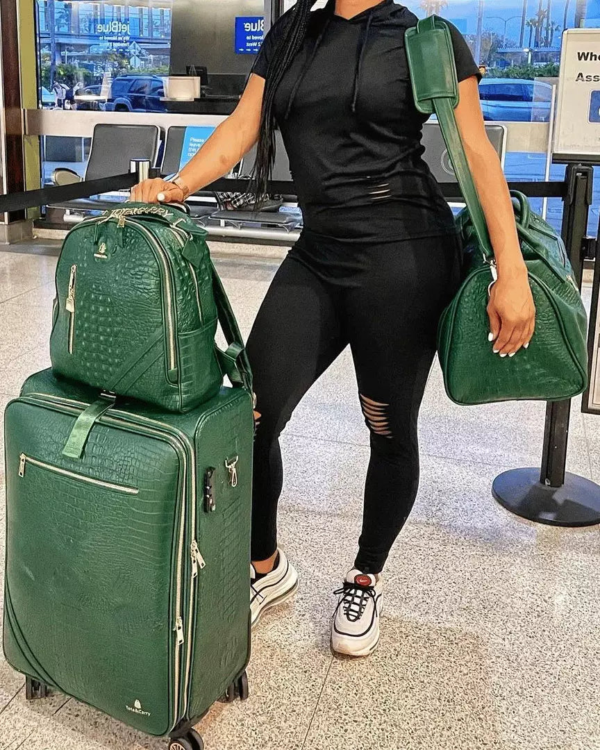 Apollo 2 Regular BFF Travel Sets - Matching Luggage & Toiletry Bags for Best Friends Trips, Vacations & Getaways (Perfect for Air Travel, Road Trips & Sleepovers)