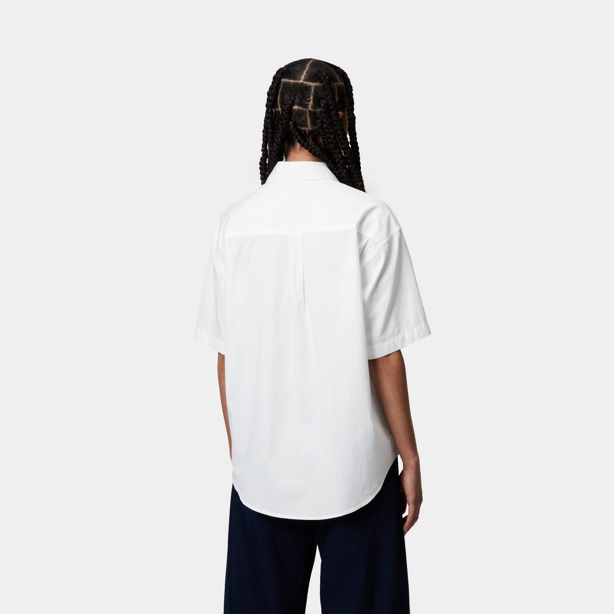 Women's Jaxon Shirt - Classic White Button-Up Blouse for Work & Casual Wear | Office Outfit & Everyday Style