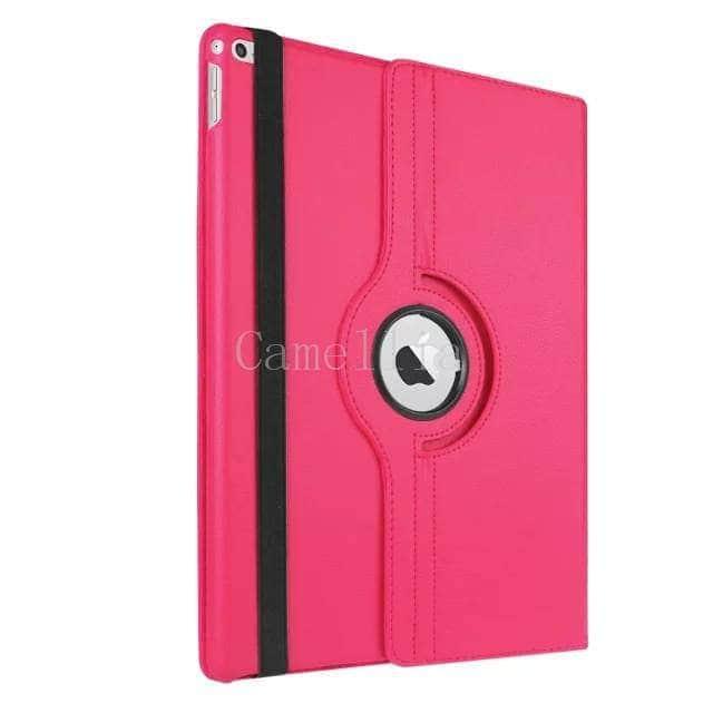 Apple iPad Pro (2015) Genuine Leather 360° Rotating Stand Smart Case - Perfect for Home, Office & Travel Use