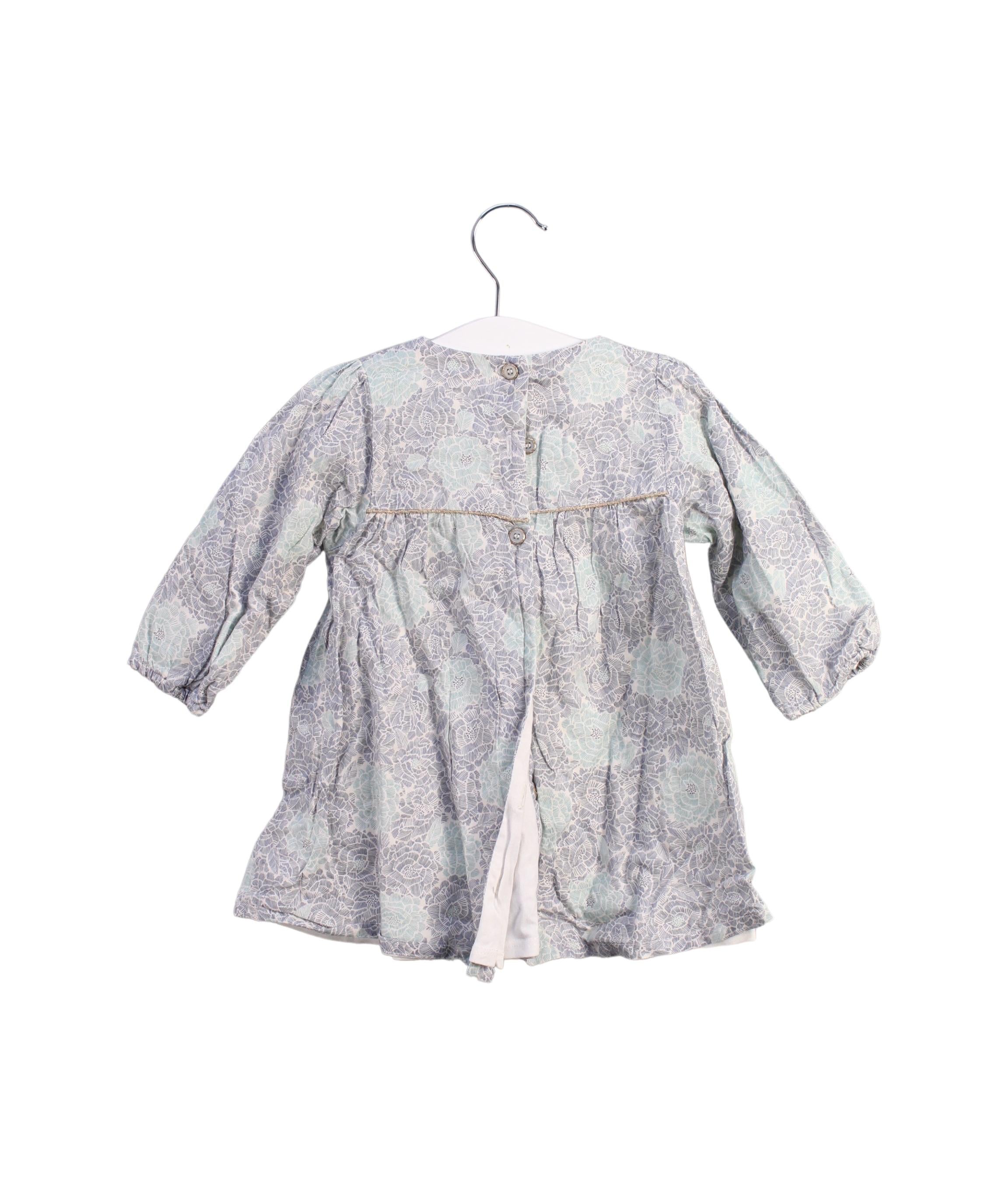 Absorba Long Sleeve Baby Dress for Girls 6-12 Months - Perfect for Playdates, Family Photos & Special Occasions
