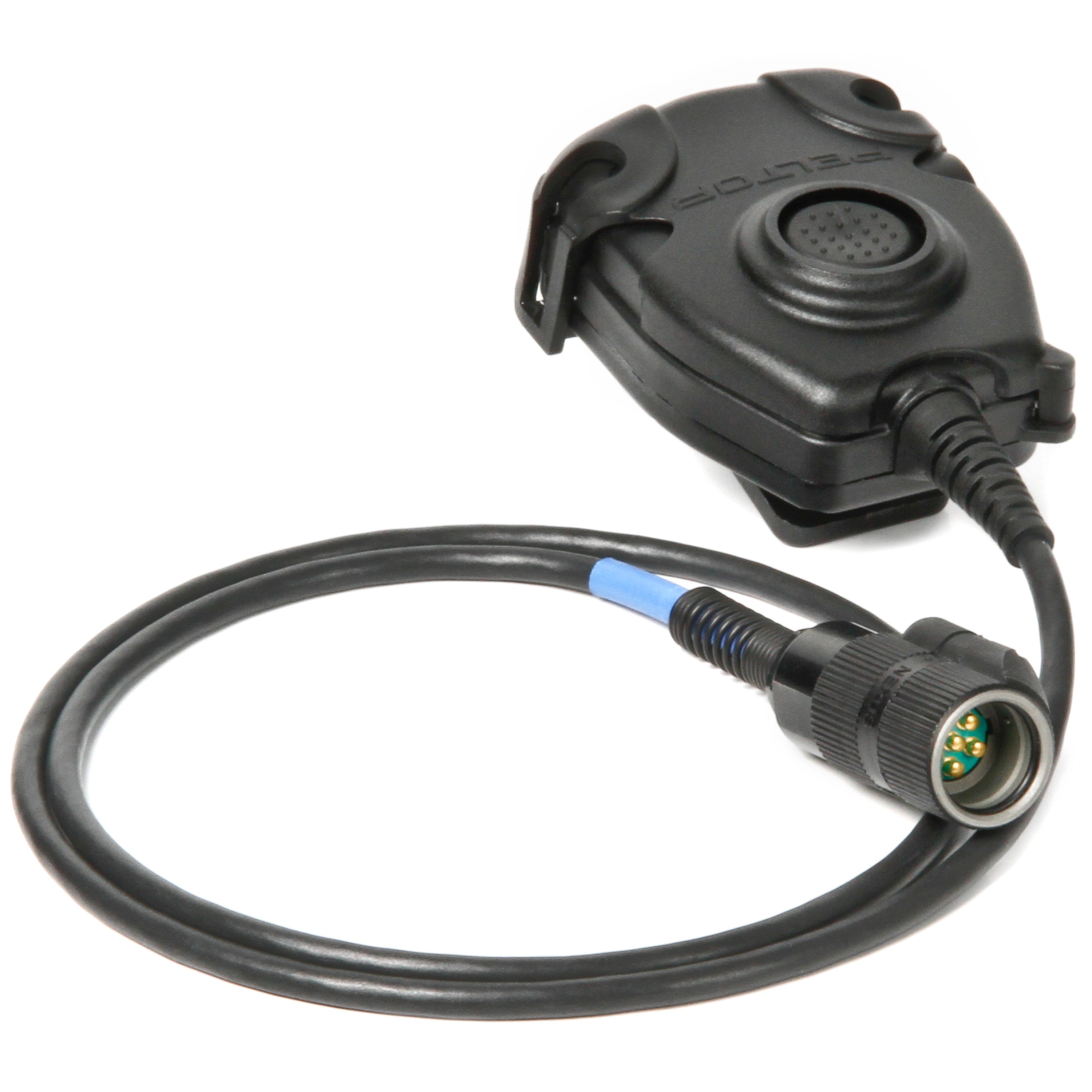 3M PELTOR Push To Talk (PTT) Adapters for Two-Way Radios - Compatible with Any Radio Model | Hands-Free Communication for Construction, Security & Outdoor Activities