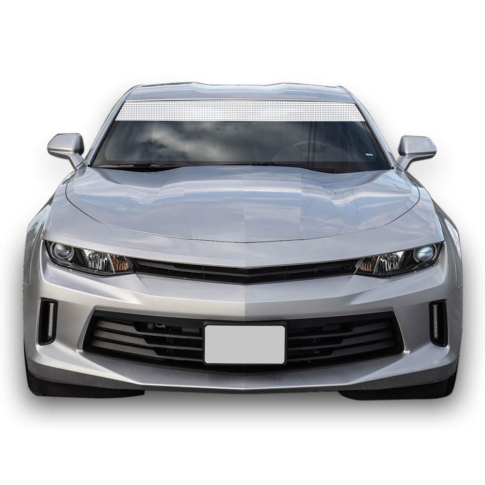 Bubbles Designs Vinyl Decal Sticker Windshield Banner for Chevrolet Camaro 2015-2023 | Custom Car Decoration for Sports Cars & Auto Shows