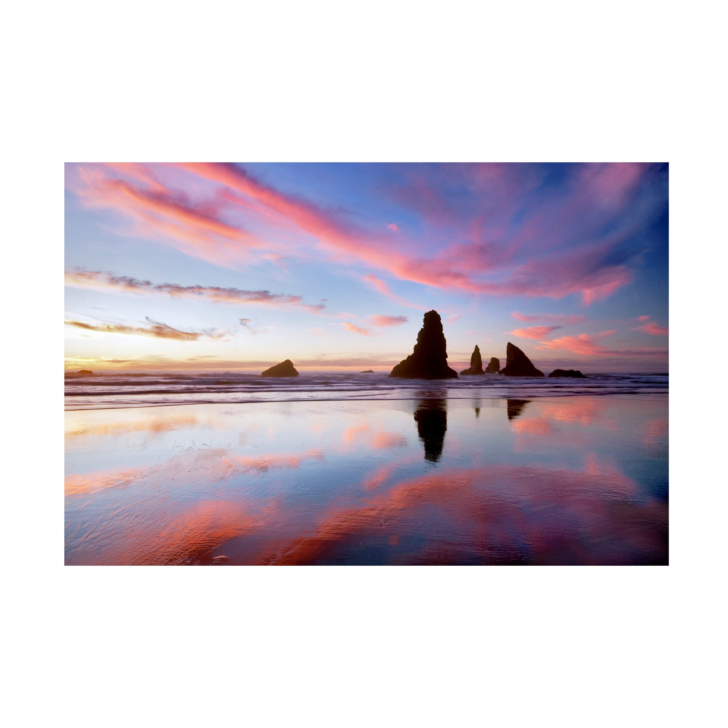 Trademark Fine Art 'Reflections 7' Canvas Wall Art by Dennis Frates - Modern Abstract Painting for Living Room, Bedroom & Office Decor