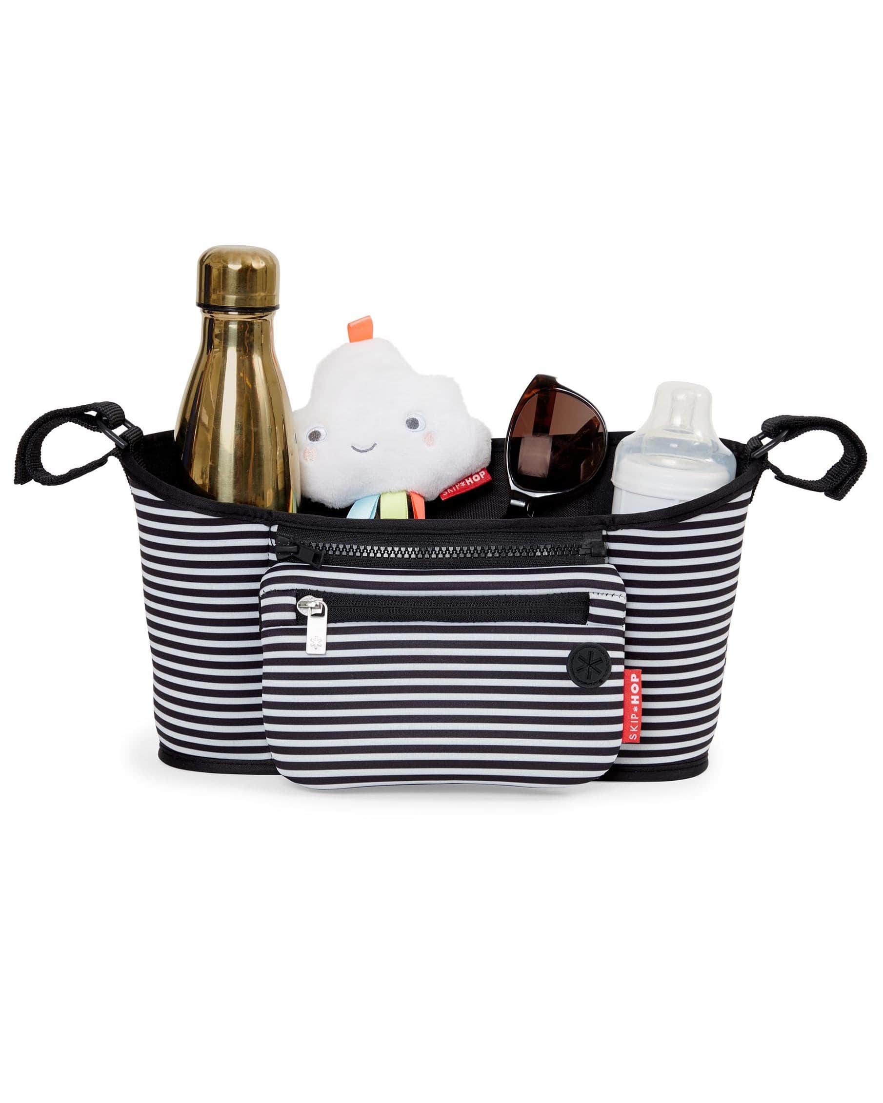 Skip Hop Grab & Go Stroller Organizer - Baby Stroller Accessories for Diapers, Bottles & Essentials - Perfect for Travel, Shopping & Daily Walks