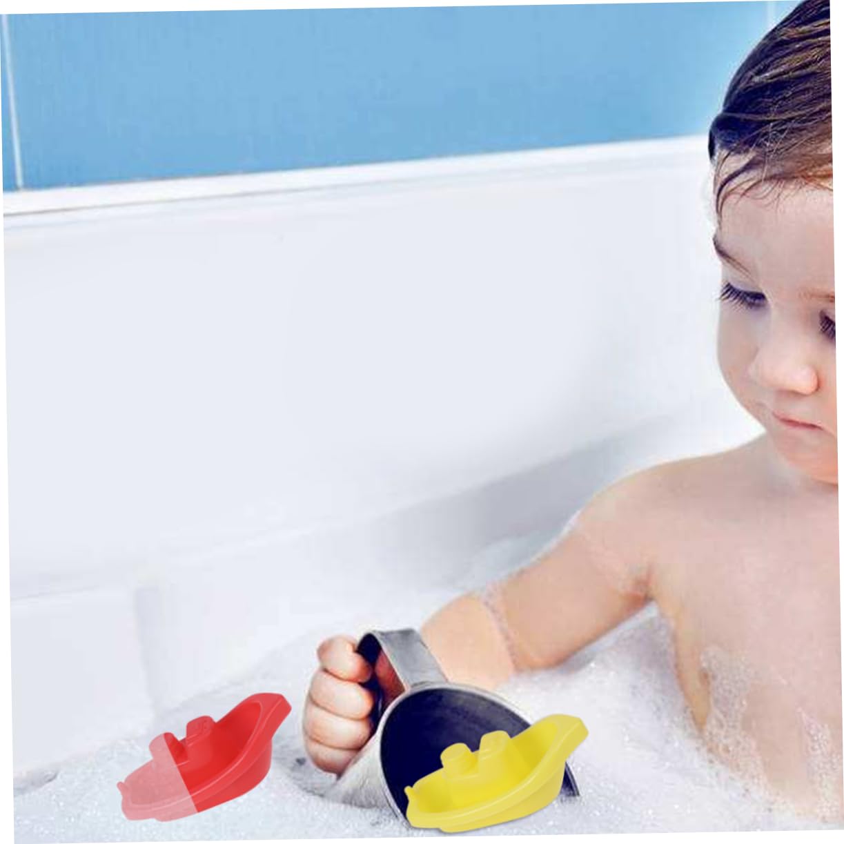 UPKOCH 8-Piece Bath Toys Set for Toddlers & Kids - Fun Animal Floating Toys for Bathtime Play, Sensory Learning & Pool Party Games - Perfect for Boys & Girls Ages 1-5 Years Old