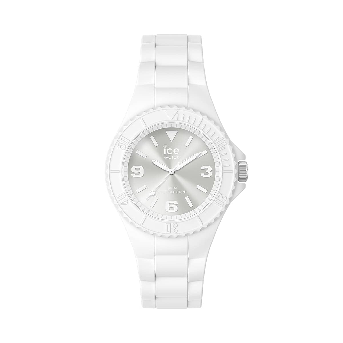 Ice-Watch ICE Generation White Silicone Strap Wristwatch - Stylish Women's & Men's Watch for Casual, Office & Everyday Wear