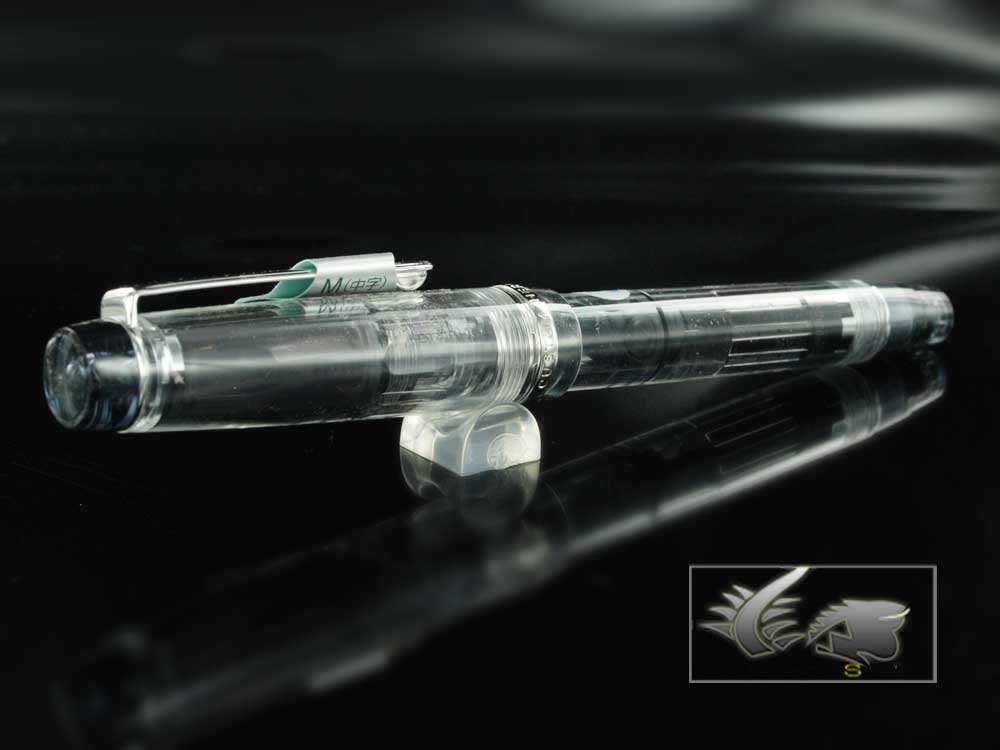 Pilot Custom Heritage 92 Fountain Pen - Clear Barrel with Piston Filler & Fine Nib (60586) - Perfect for Writing, Journaling, Calligraphy & Office Use