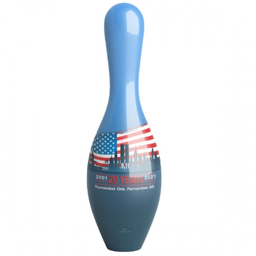 OnTheBallBowling 9/11 Heroes 20 Year Anniversary Commemorative Bowling Pin - Perfect for Bowling Enthusiasts, Memorial Collectors & Sports Memorabilia Fans