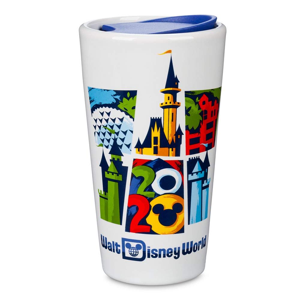 Disney World 2020 Ceramic Travel Tumbler - Insulated Mug for Coffee & Tea - Perfect for Disney Vacations, Office Use & Outdoor Adventures