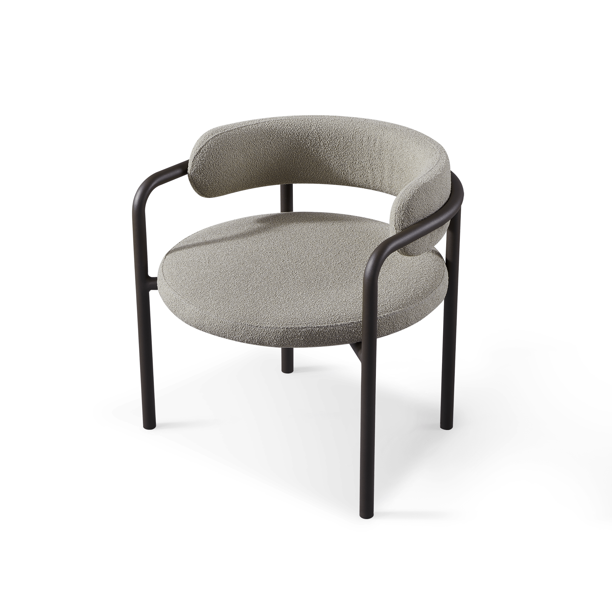Porto Aluminum Club Chair - Lightweight Outdoor Patio Furniture for Garden, Poolside & Deck - Modern All-Weather Lounge Chair with Cushion (Optional) - Perfect for Relaxing, Sunbathing & Entertaining Guests