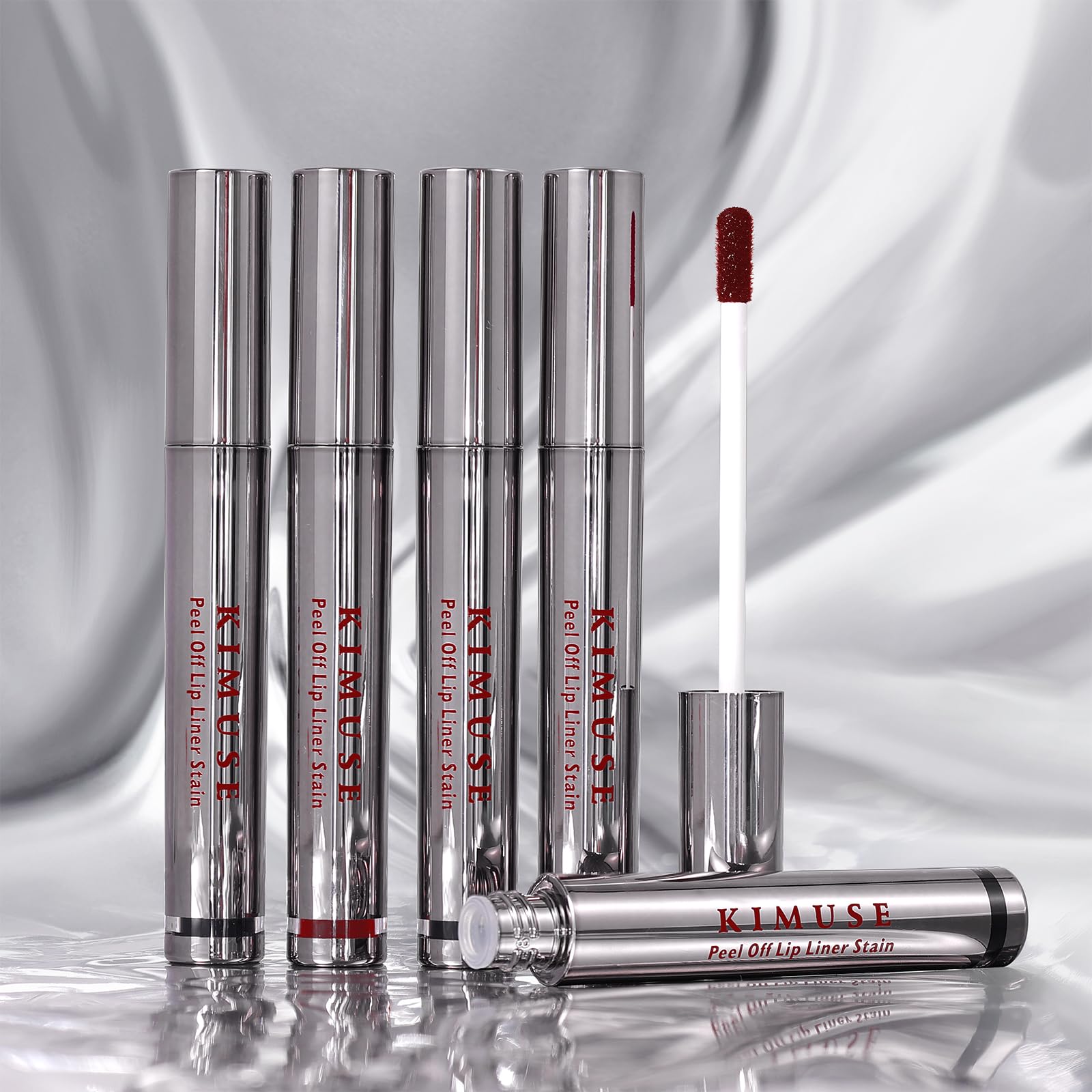 KIMUSE Peel Off Lip Liner Stain - Long Lasting Waterproof Matte Lip Tint | Transfer-Proof Highly Pigmented Lip Stain | Perfect for Parties, Weddings & Everyday Wear