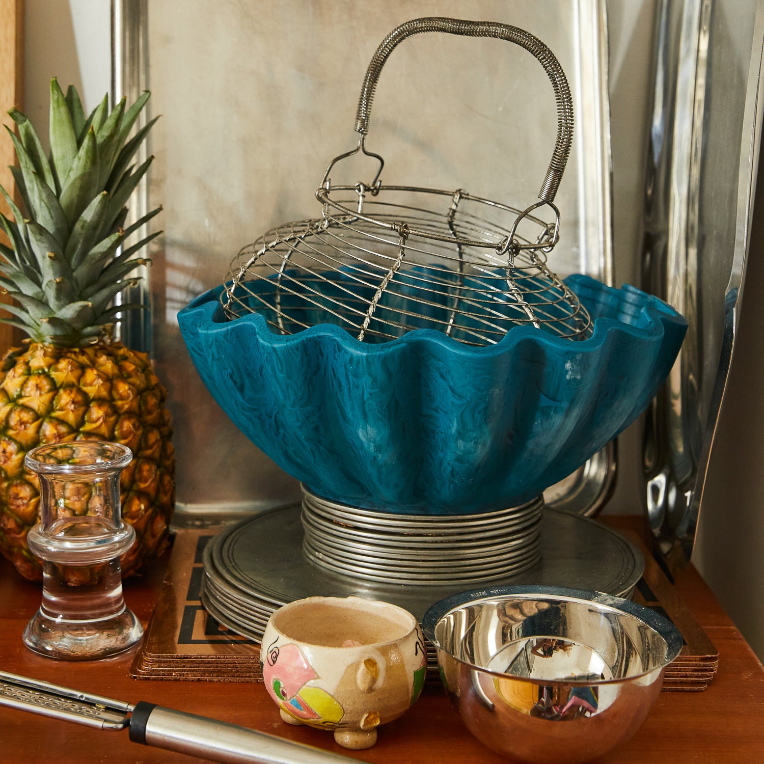 Venus Bowl Capri - Elegant Ceramic Serving Bowl for Salads, Pasta & Desserts | Perfect for Dining, Entertaining & Home Decor
