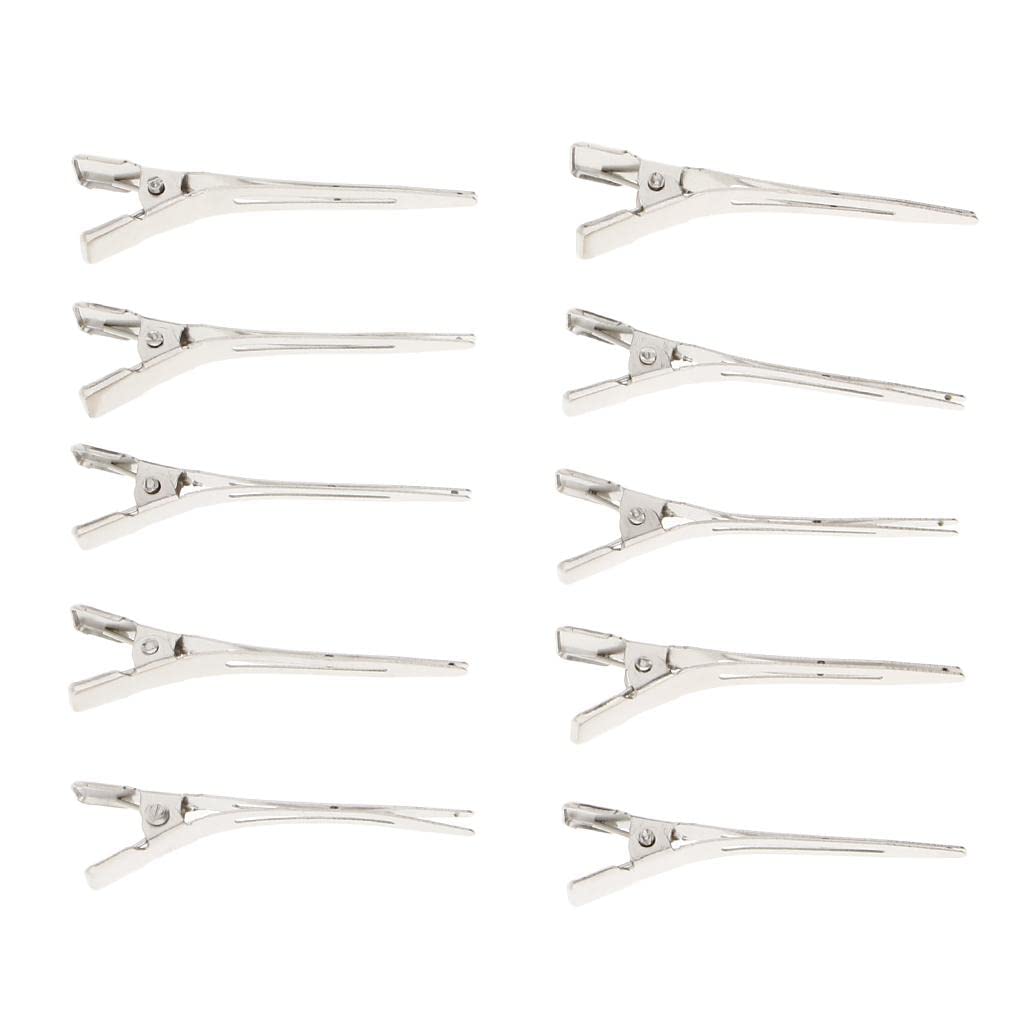 LOSA 100pcs Alligator Hair Clips - Metal Duck Bill Sectioning Clips for Styling