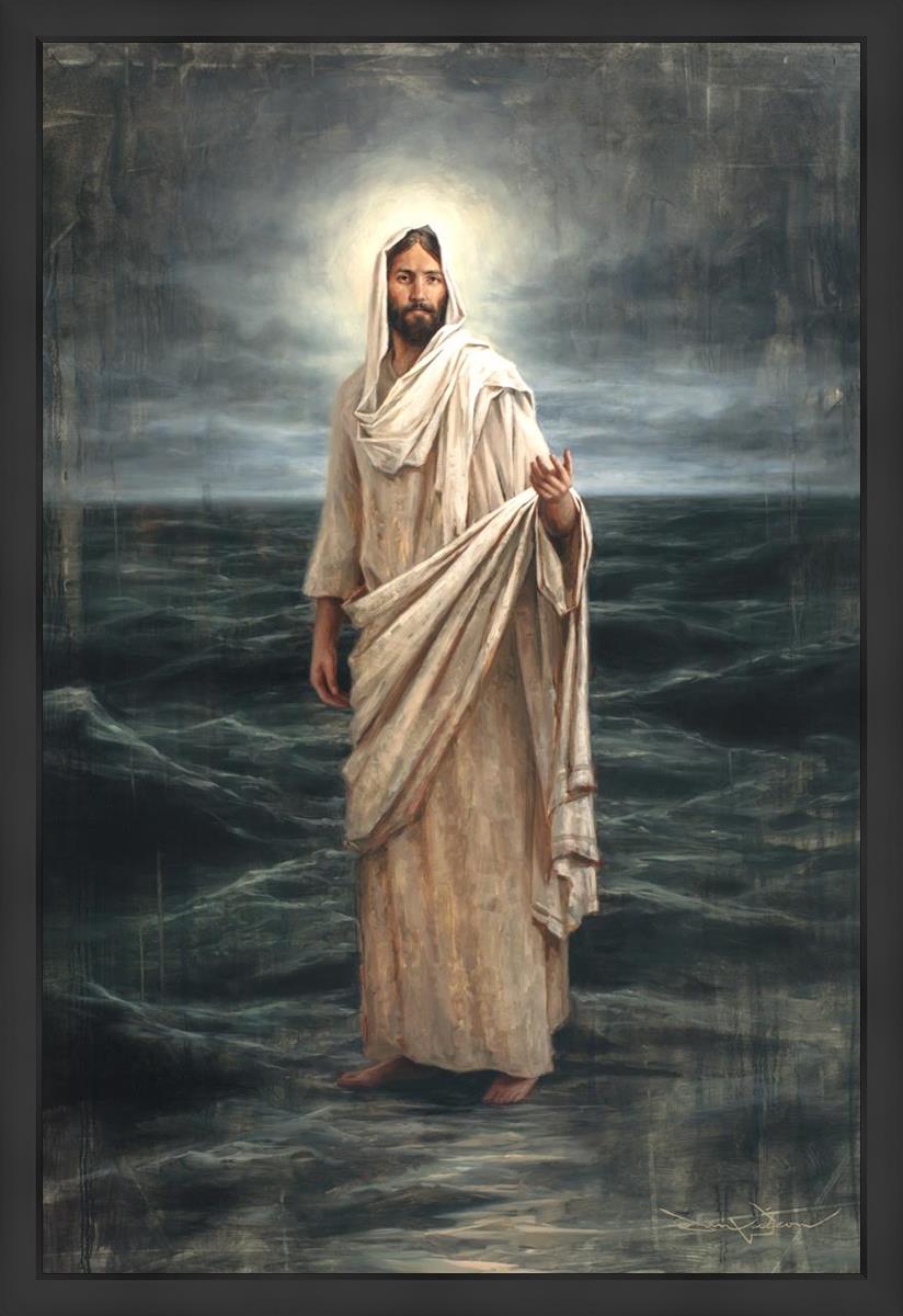 Come Be Not Afraid Large Wall Art - Inspirational Christian Home Decor for Living Room, Bedroom & Office - Perfect Gift for Faith-Based Interiors