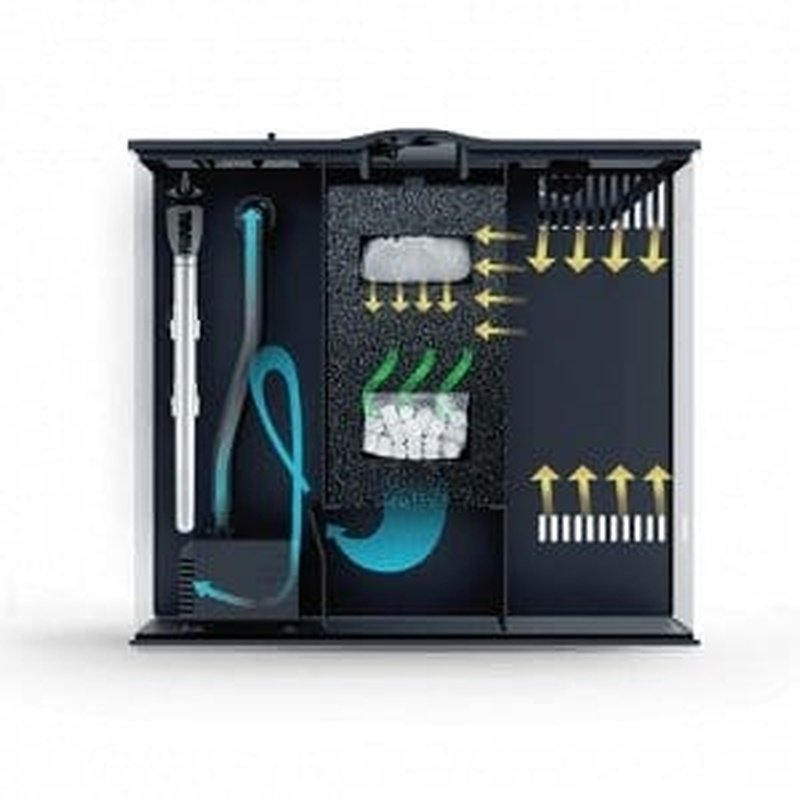 Fluval FLEX 9 Gallon Aquarium Kit with LED Lighting - Complete Fish Tank Starter Set for Beginners | Perfect for Home, Office & Classroom Decor