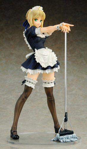 Fate/hollow ataraxia: Saber Maid Version R 1/6 Scale PVC Anime Figure - Perfect for Anime Collections, Gaming Room Decor, and Otaku Gifts