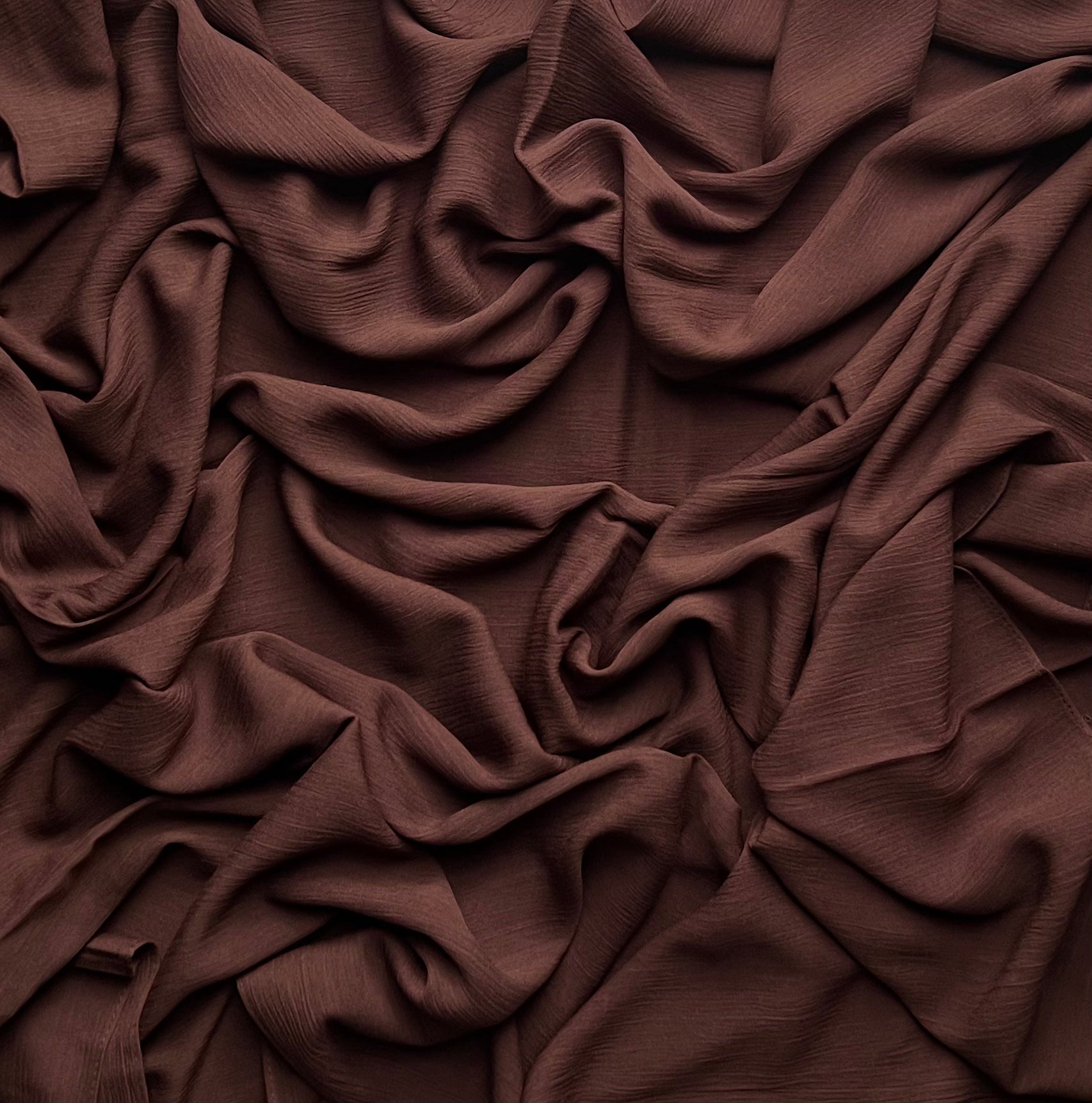 Rayon Hijab Scarf - Chocolate Brown - Soft & Lightweight for Everyday Wear, Prayer, and Modest Fashion
