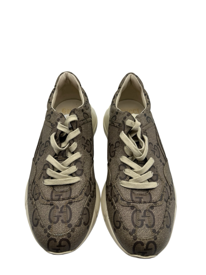 Gucci Maxi GG Rhyton Sneakers for Men - Size 10.5 US (11) - Luxury Casual & Streetwear Fashion Sneakers for Everyday Wear, Travel & Urban Style