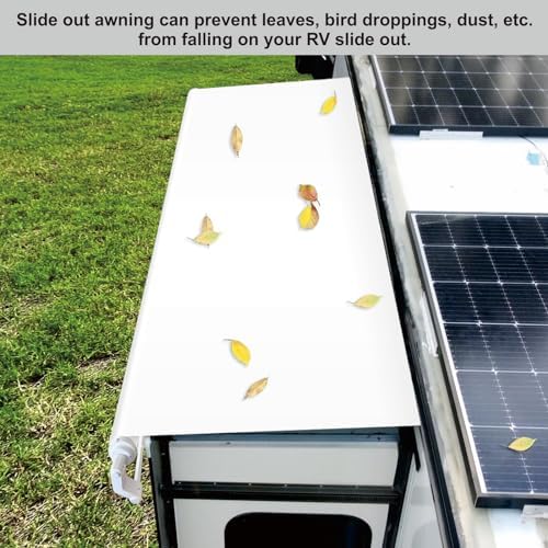 Dulepax RV Slide Awning Kit - White, 9'3