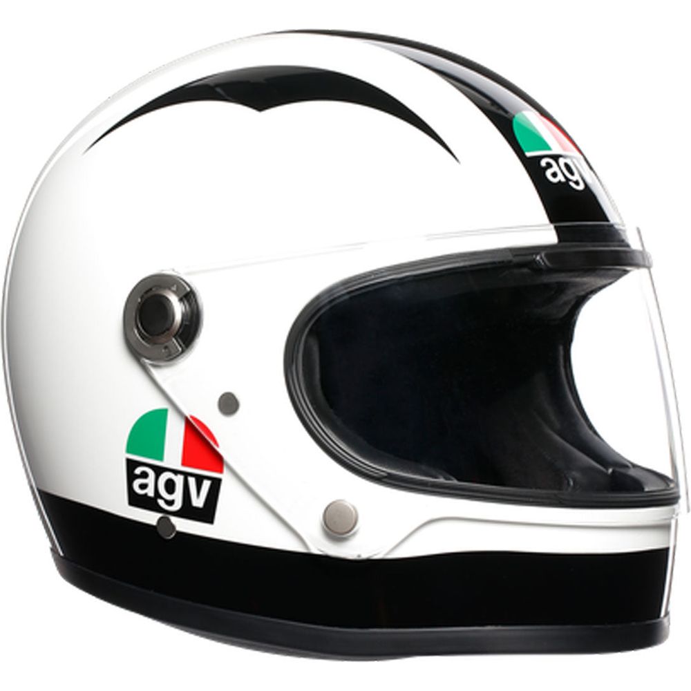 AGV X3000 Nieto Tribute White Motorcycle Helmet - Lightweight Full Face Racing Helmet for Men & Women - DOT & ECE Certified - Perfect for Street Bikes, Racing, and Commuting