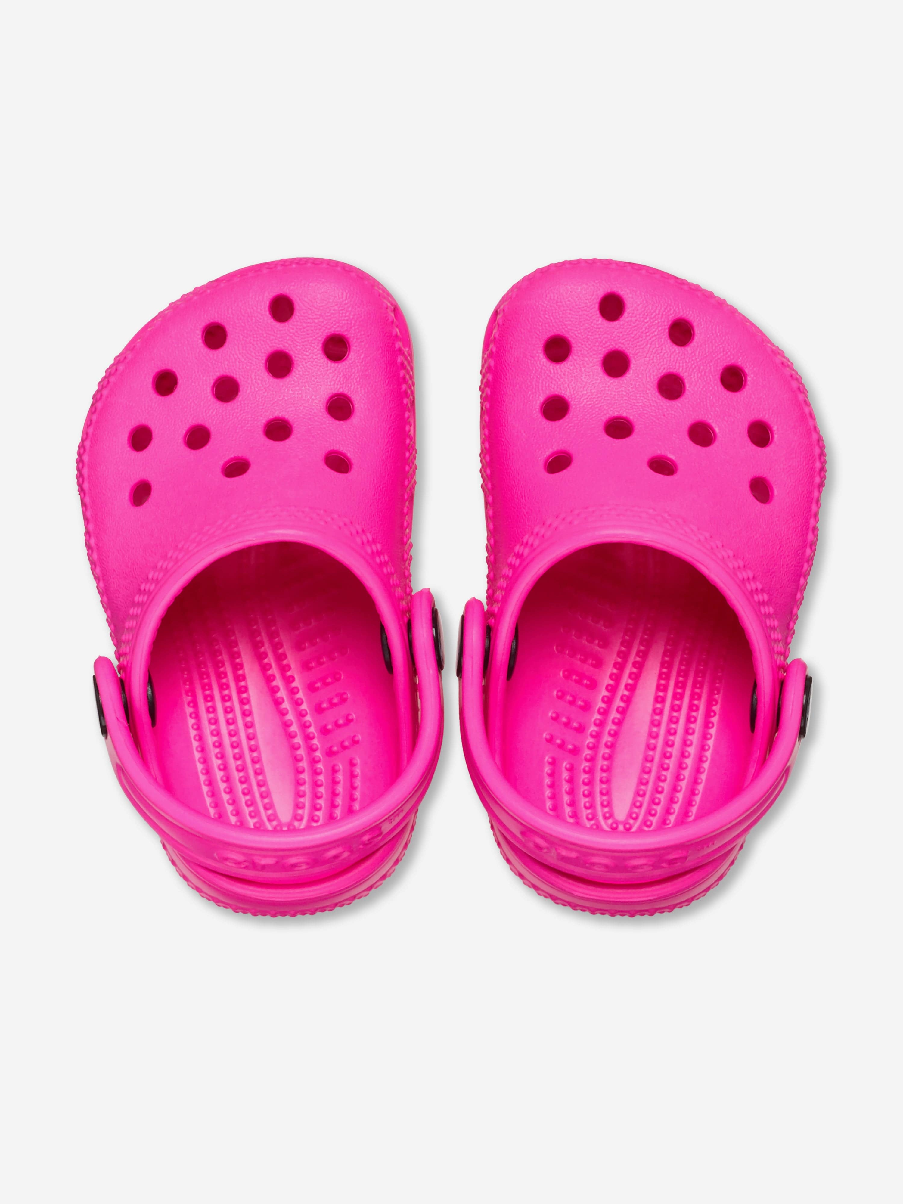 Pink Crocs Littles for Baby Girls - Comfortable & Lightweight Toddler Shoes for Playtime, Outdoors & Everyday Wear