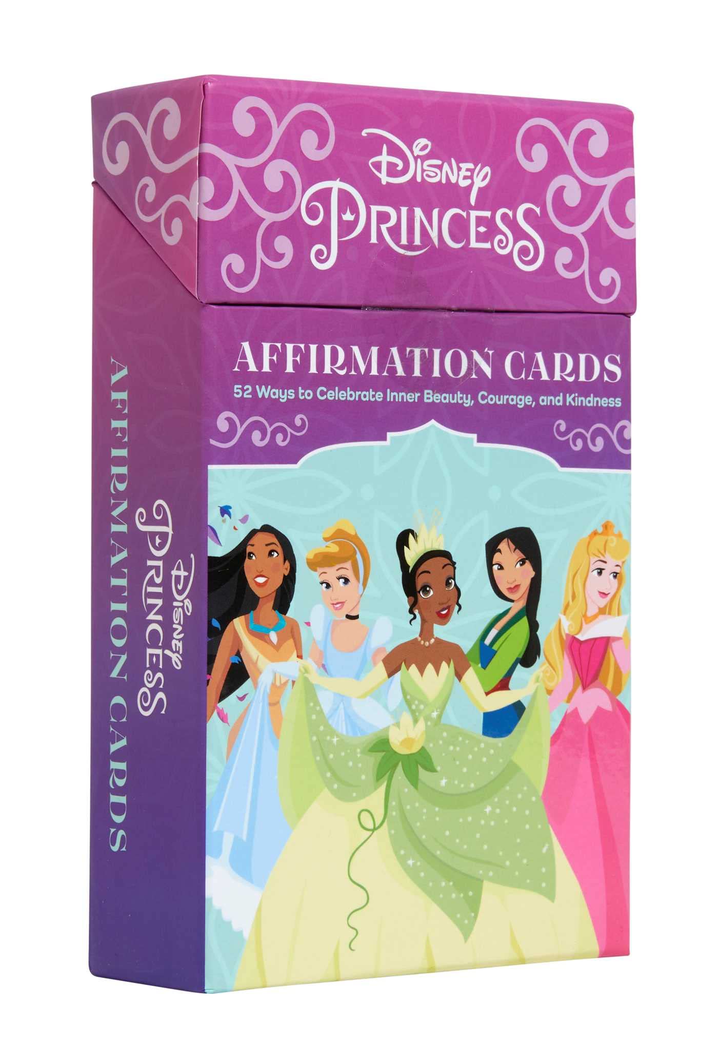 Disney Princess Affirmation Cards - 52 Inspirational Cards for Girls to Build Confidence, Courage & Kindness | Motivational Gift for Kids, Positive Parenting Tool, Classroom Activity & Self-Esteem Booster | Perfect for Bedtime Routines, Playtime & Emotional Learning