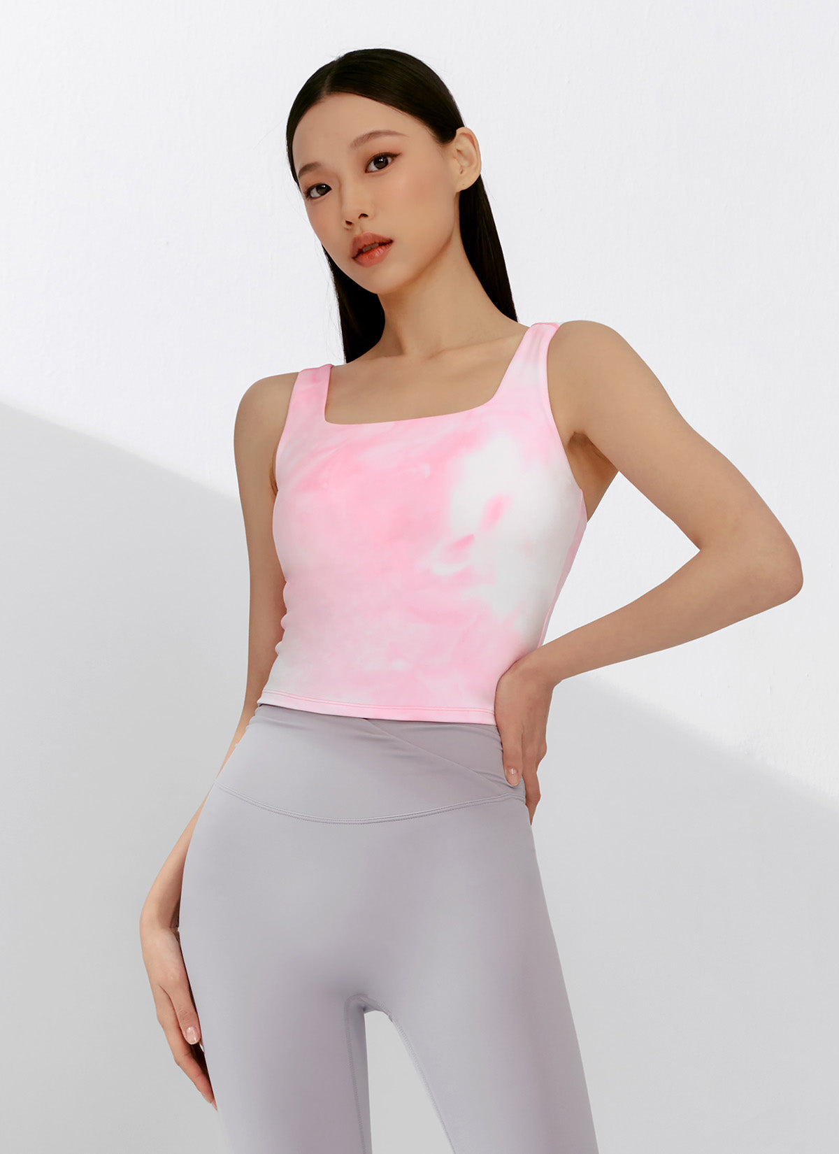Trendy Tie Dye Square Crop Top for Women - Soft Comfort Fit Summer T-Shirt - Perfect for Beach, Music Festivals & Casual Outings